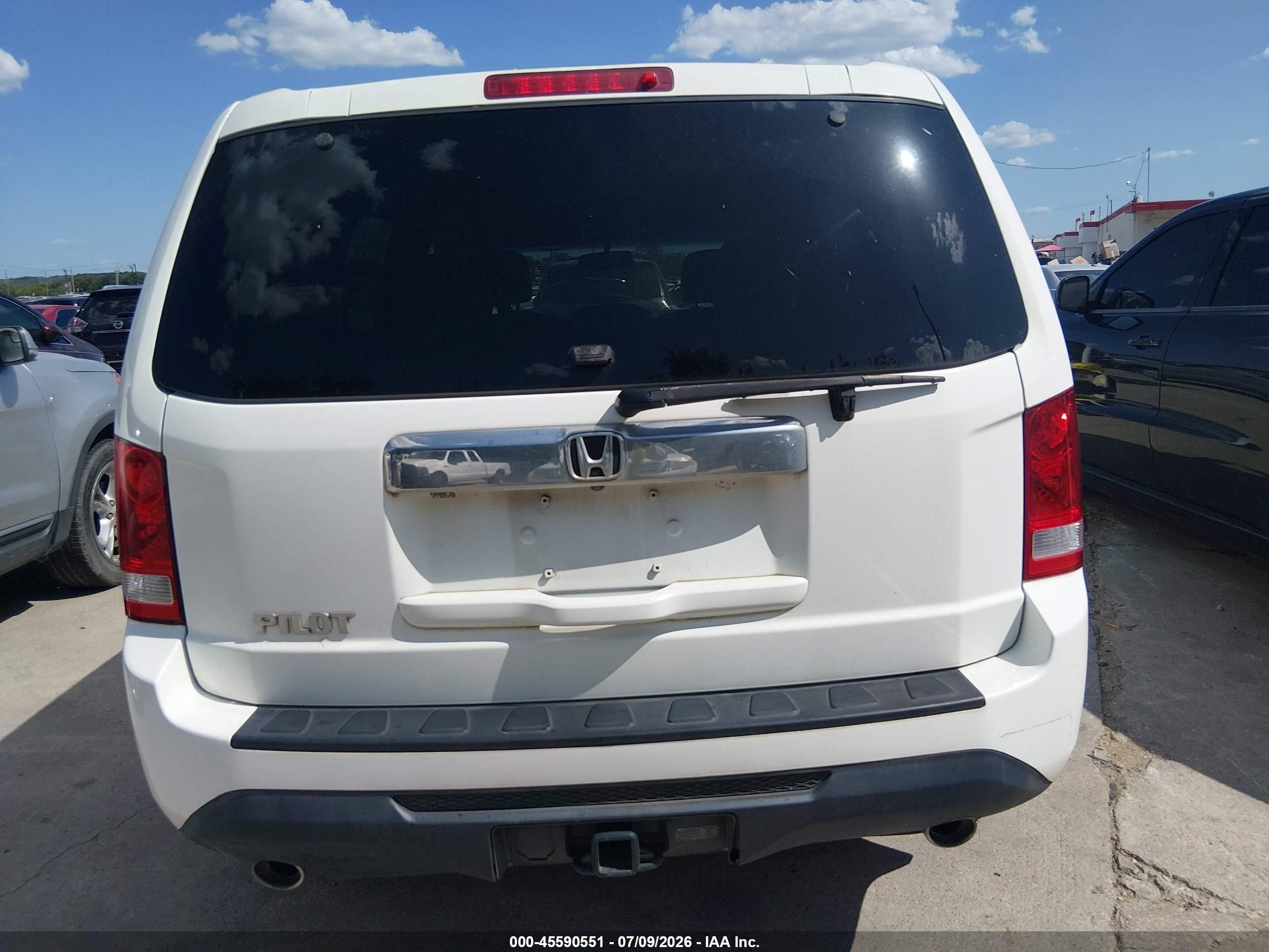 2012 Honda Pilot Ex-l White vin: 5FNYF3H6XCB034559