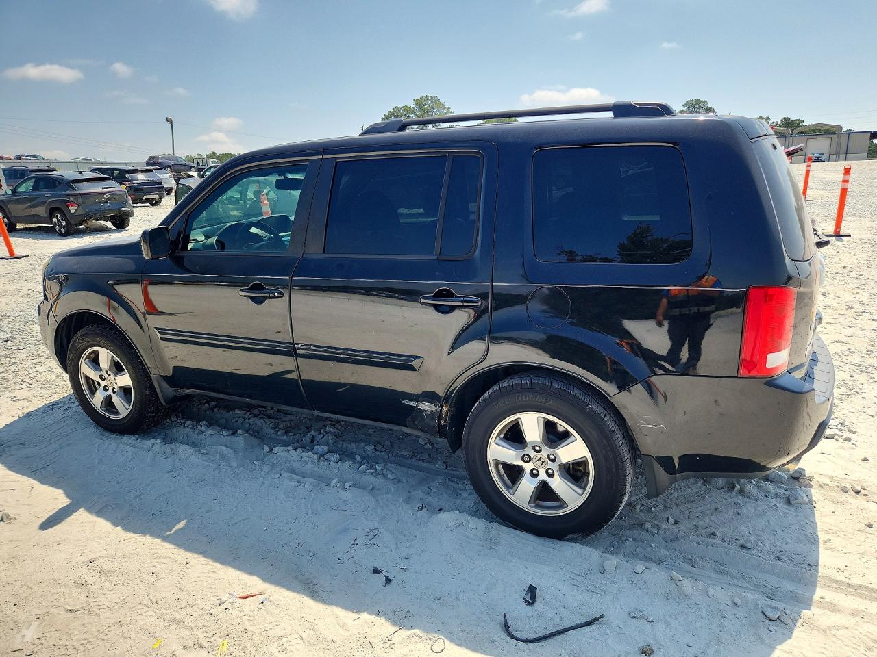 2011 Honda Pilot Exln Black vin: 5FNYF3H70BB012237