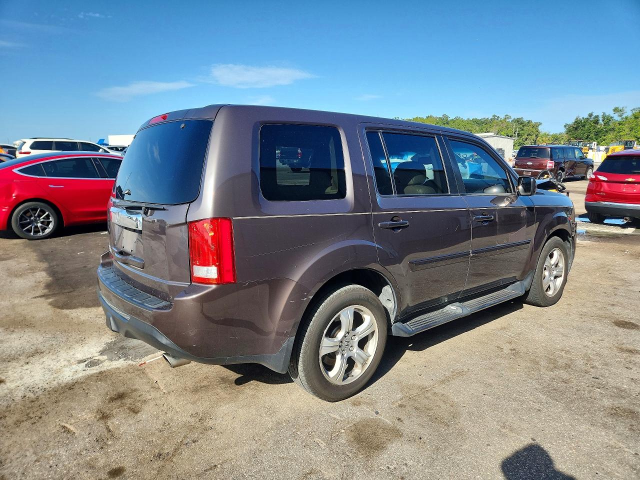 2015 Honda Pilot Exln Gray vin: 5FNYF3H70FB005486