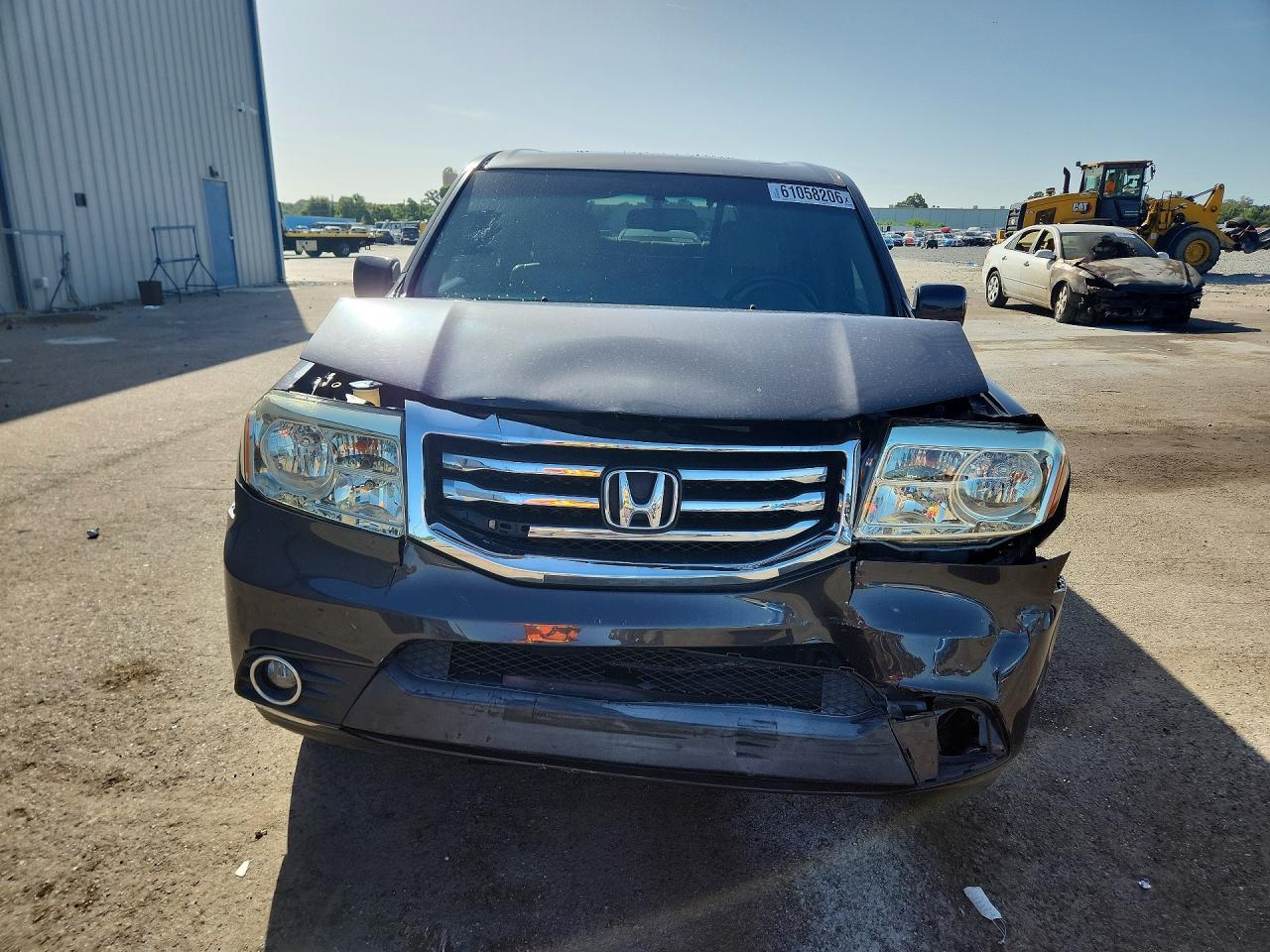 2015 Honda Pilot Exln Gray vin: 5FNYF3H70FB005486