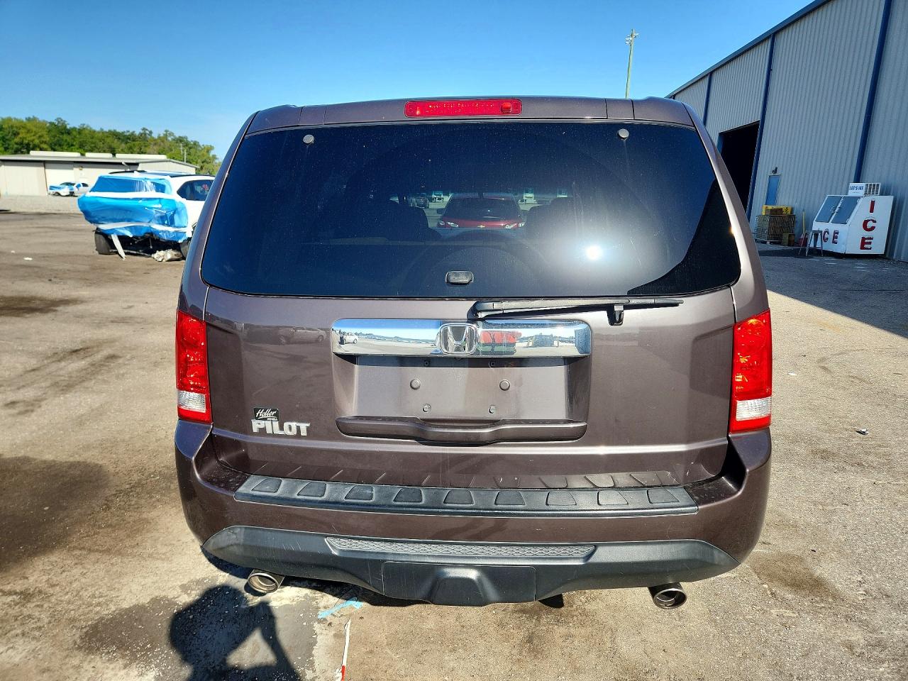 2015 Honda Pilot Exln Gray vin: 5FNYF3H70FB005486