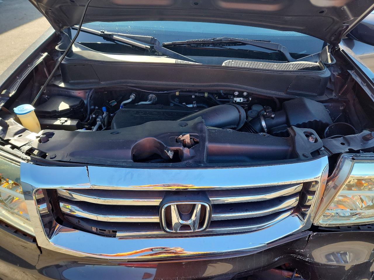 2015 Honda Pilot Exln Gray vin: 5FNYF3H70FB005486