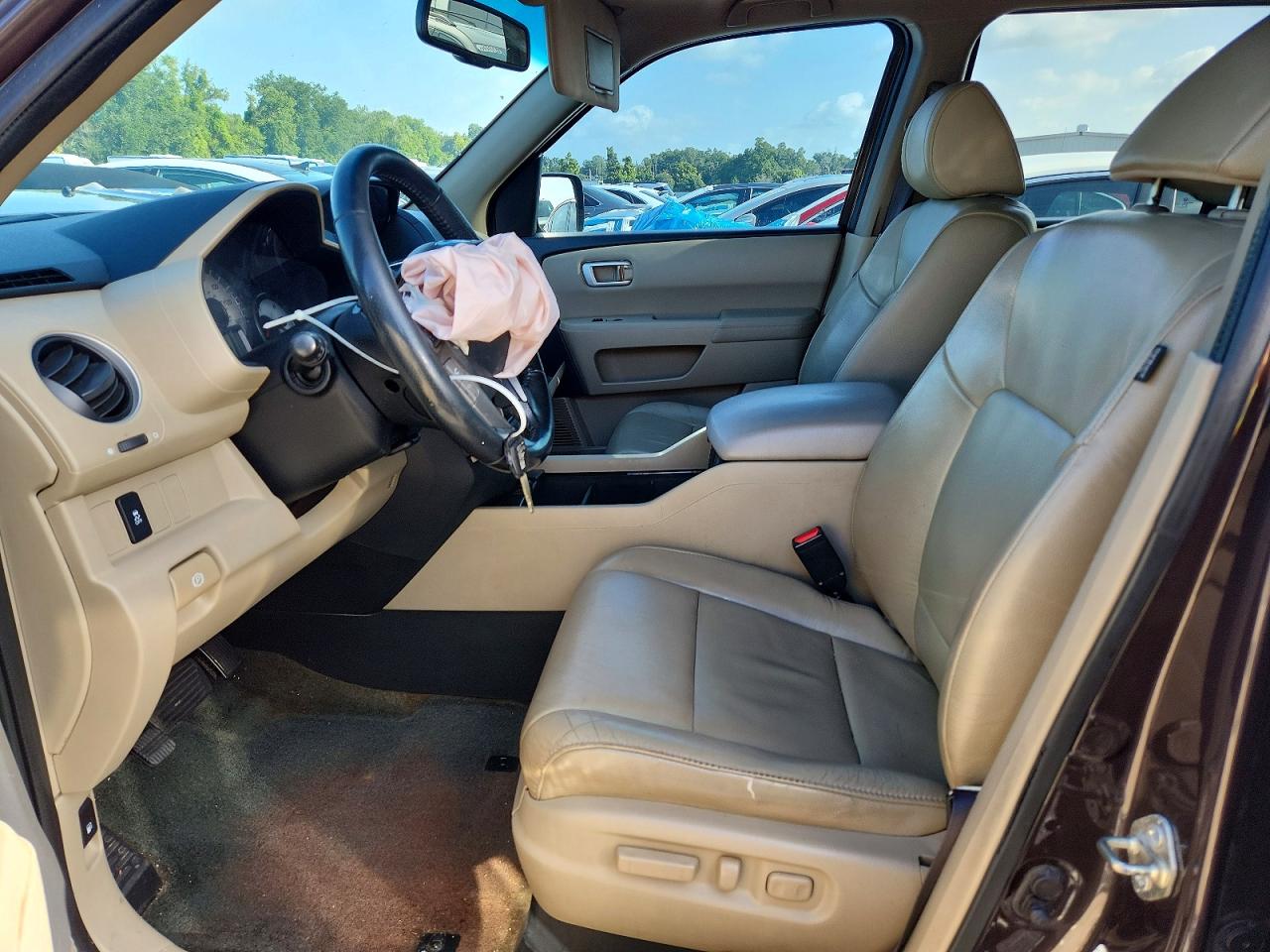 2015 Honda Pilot Exln Gray vin: 5FNYF3H70FB005486