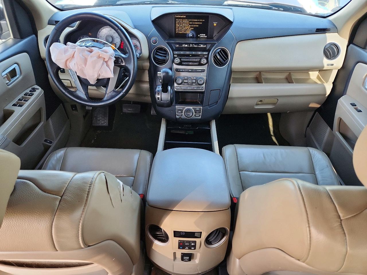 2015 Honda Pilot Exln Gray vin: 5FNYF3H70FB005486