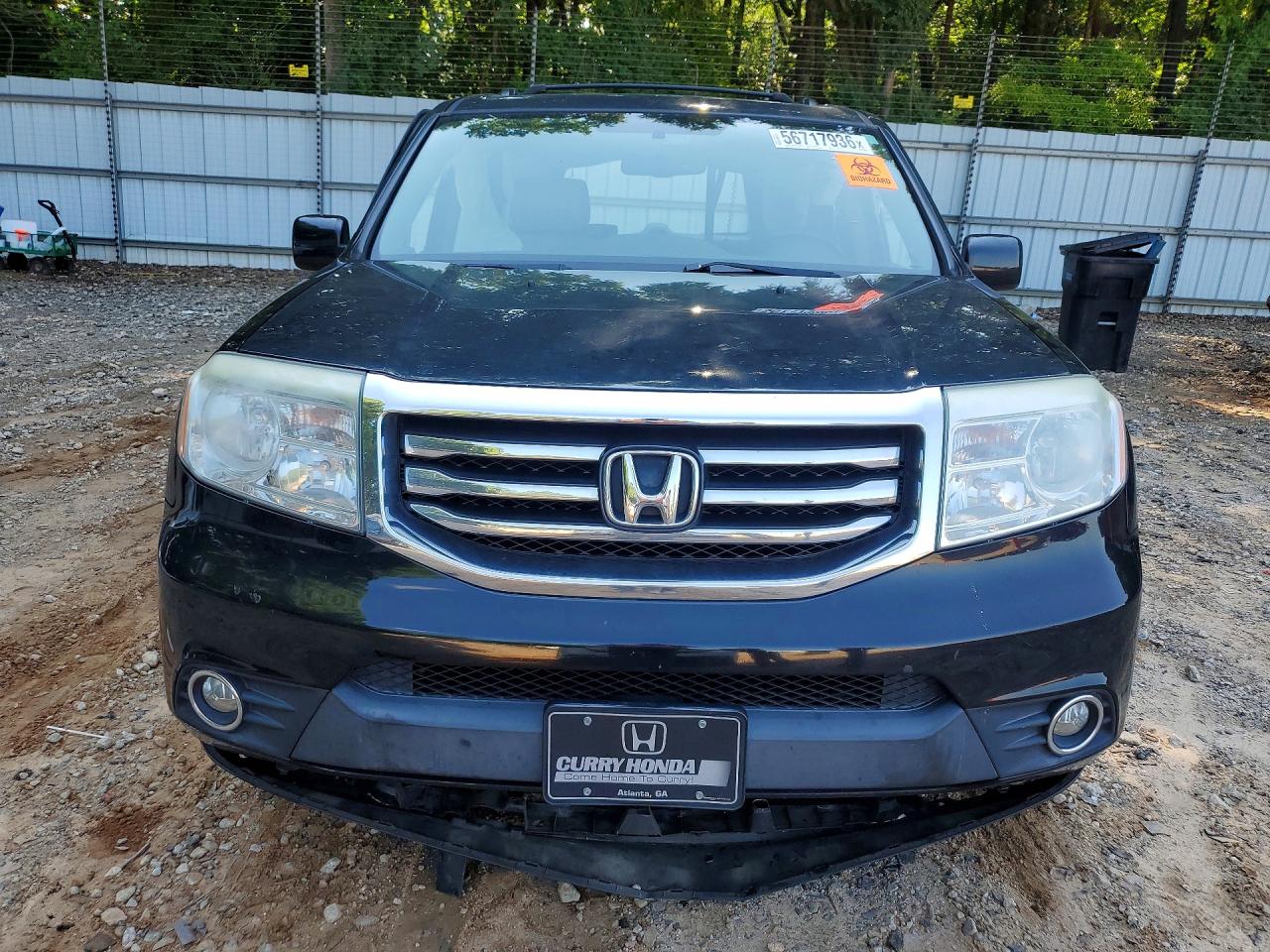 2015 Honda Pilot Exln Black vin: 5FNYF3H70FB015371