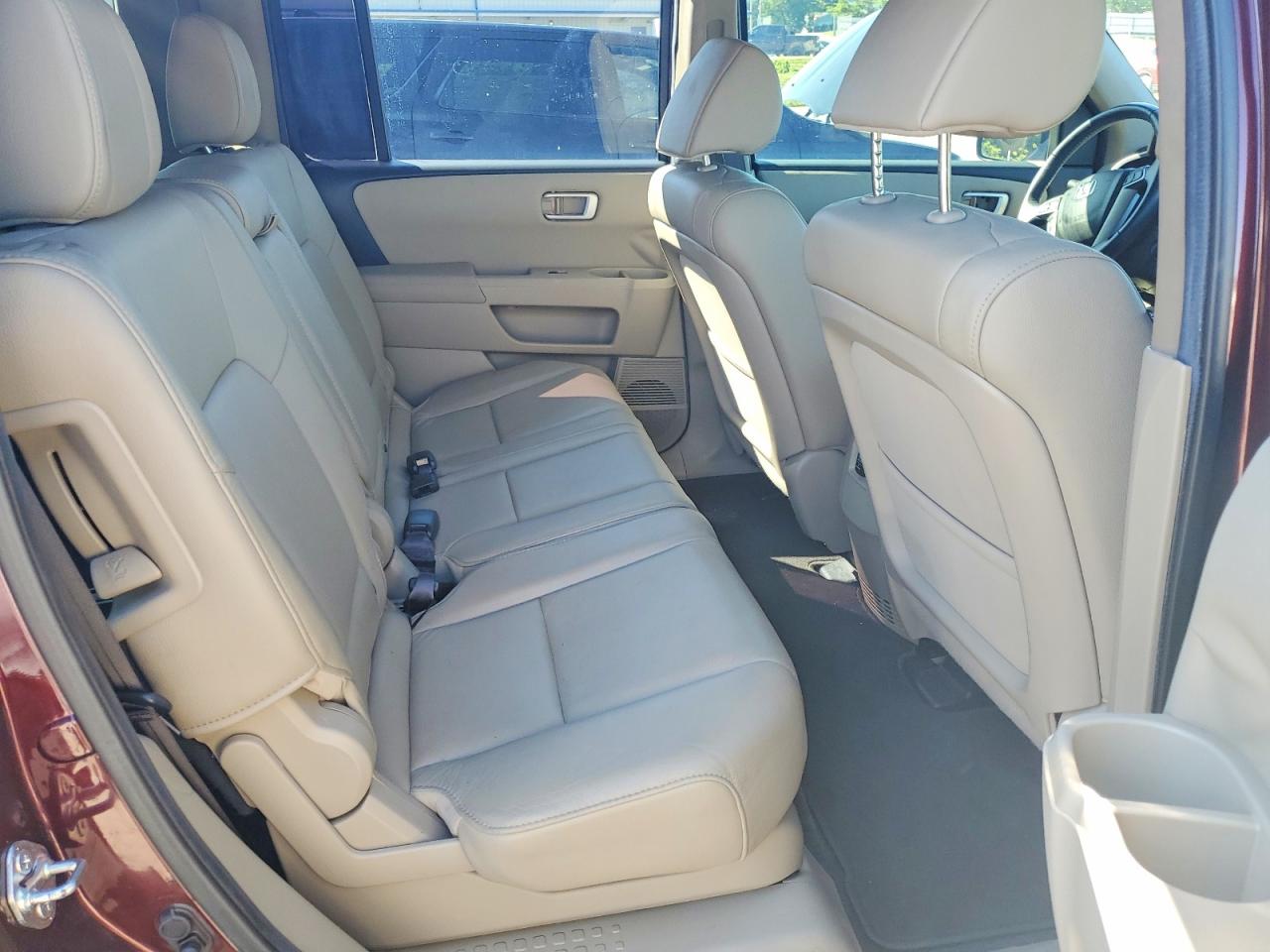 2012 Honda Pilot Exln Maroon vin: 5FNYF3H71CB040467