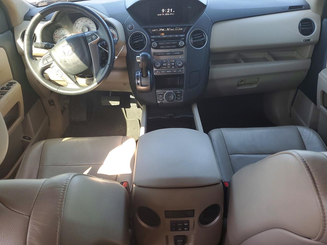 2012 Honda Pilot Exln Maroon vin: 5FNYF3H71CB040467