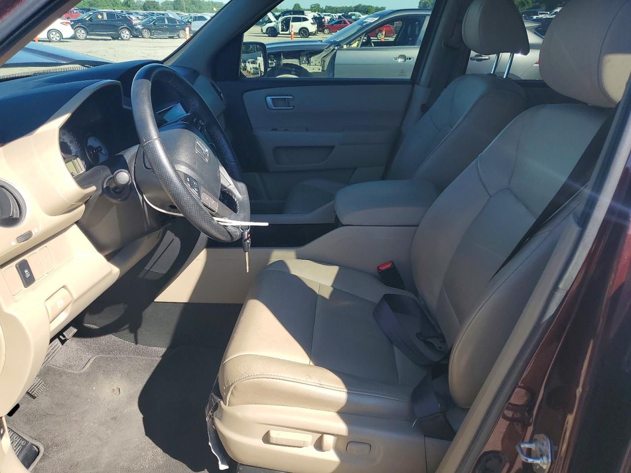 2012 Honda Pilot Exln Maroon vin: 5FNYF3H71CB040467