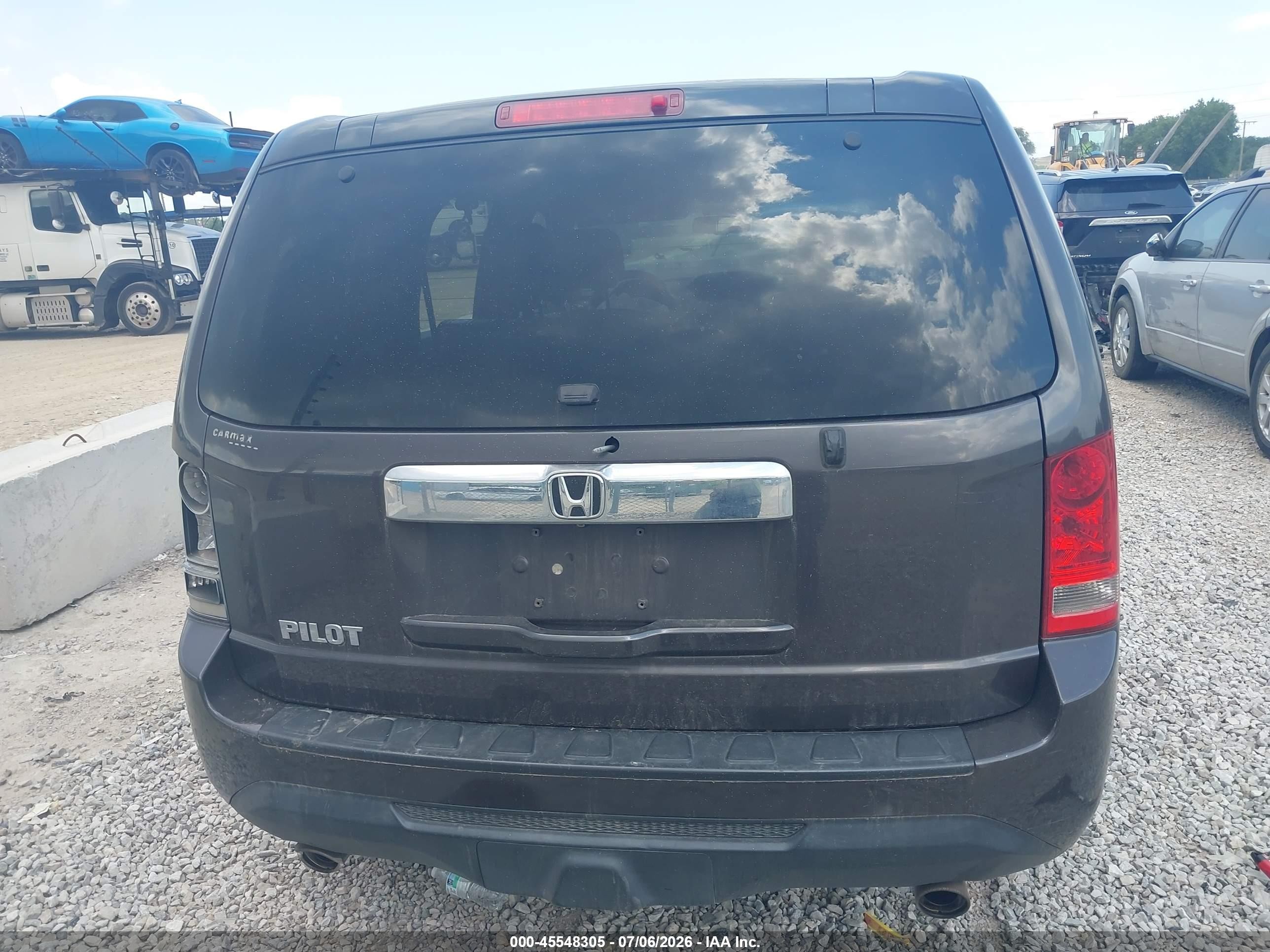 2013 Honda Pilot Ex-l Brown vin: 5FNYF3H71DB039532
