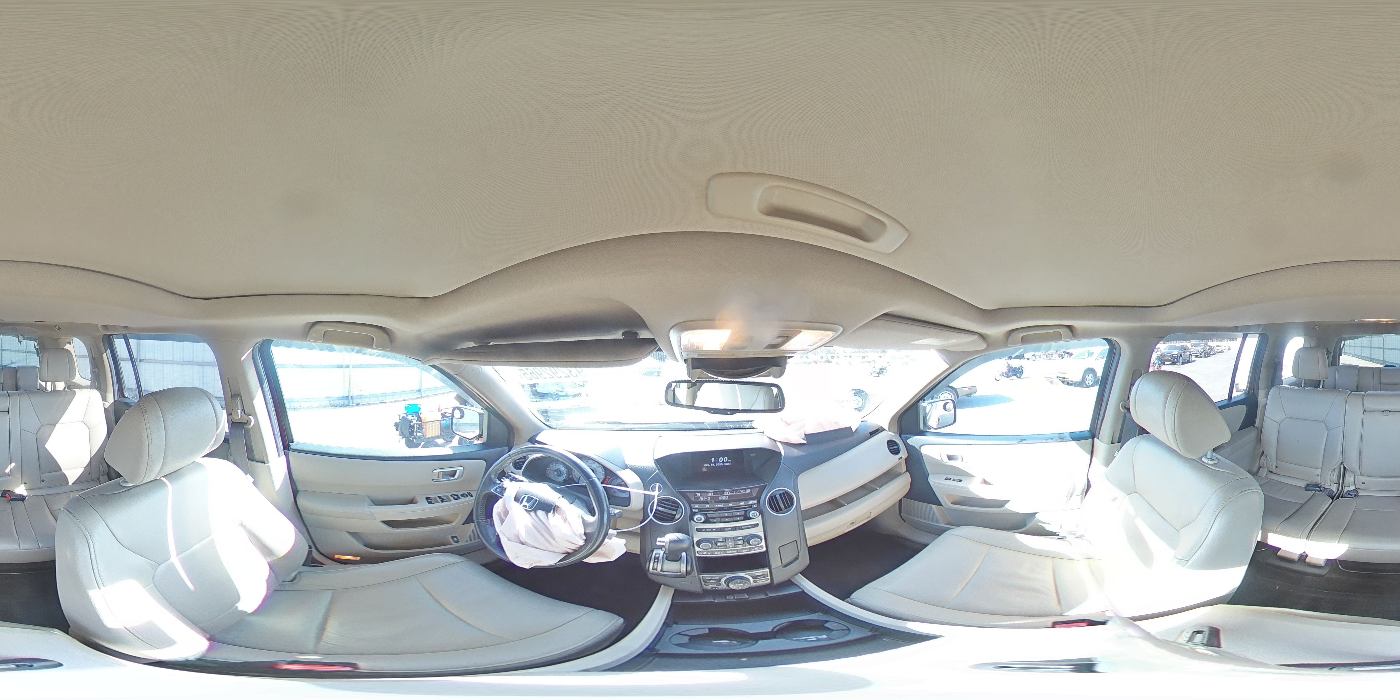 2014 Honda Pilot Exln Burgundy vin: 5FNYF3H71EB017029