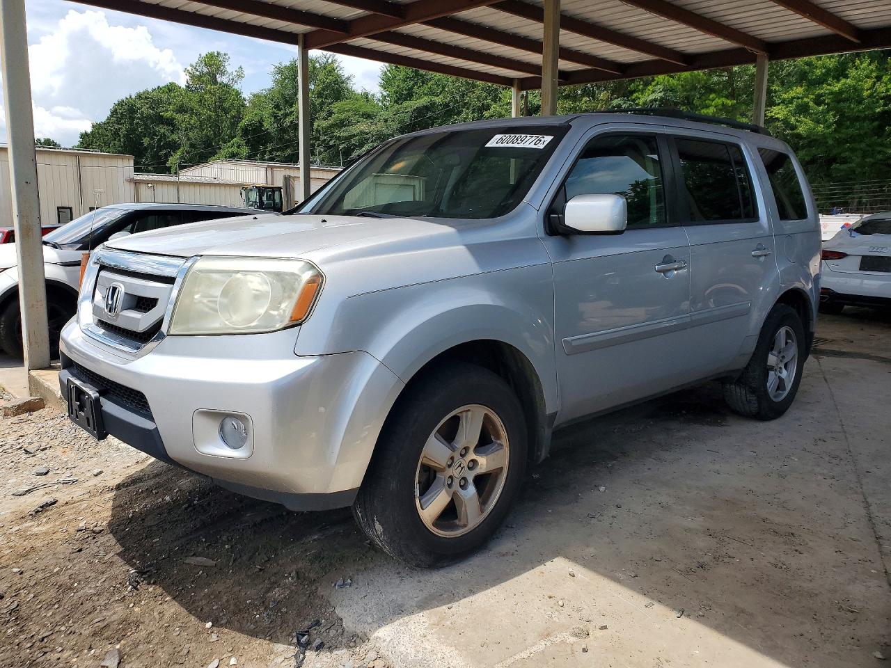 2011 Honda Pilot Exln Silver vin: 5FNYF3H72BB032697