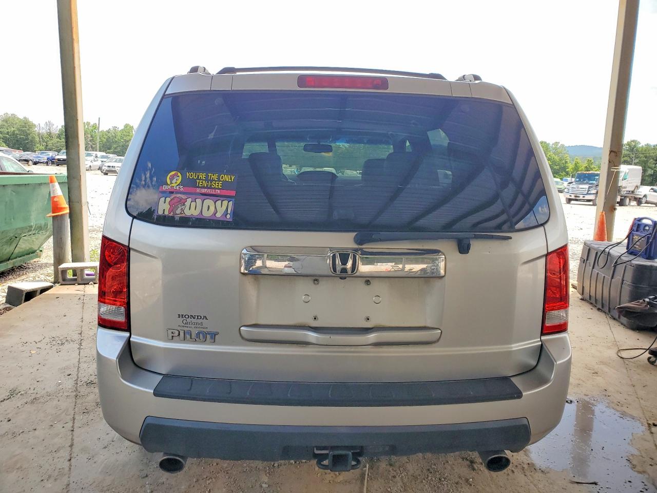 2011 Honda Pilot Exln Silver vin: 5FNYF3H72BB032697