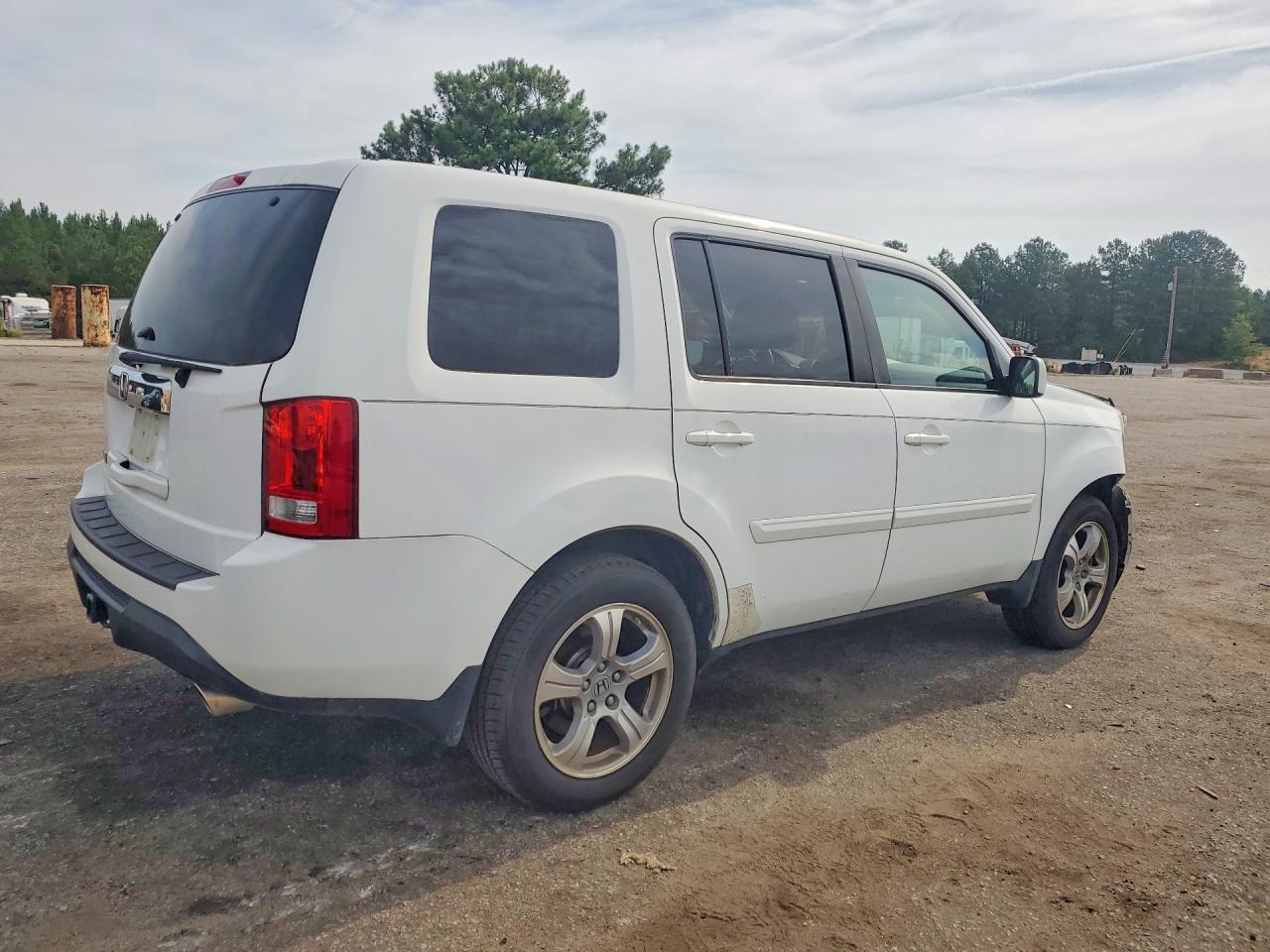 2013 Honda Pilot Exln White vin: 5FNYF3H72DB013800