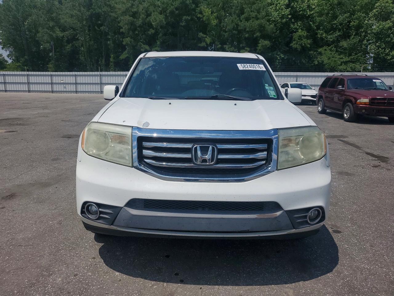 2013 Honda Pilot Exln White vin: 5FNYF3H73DB042545