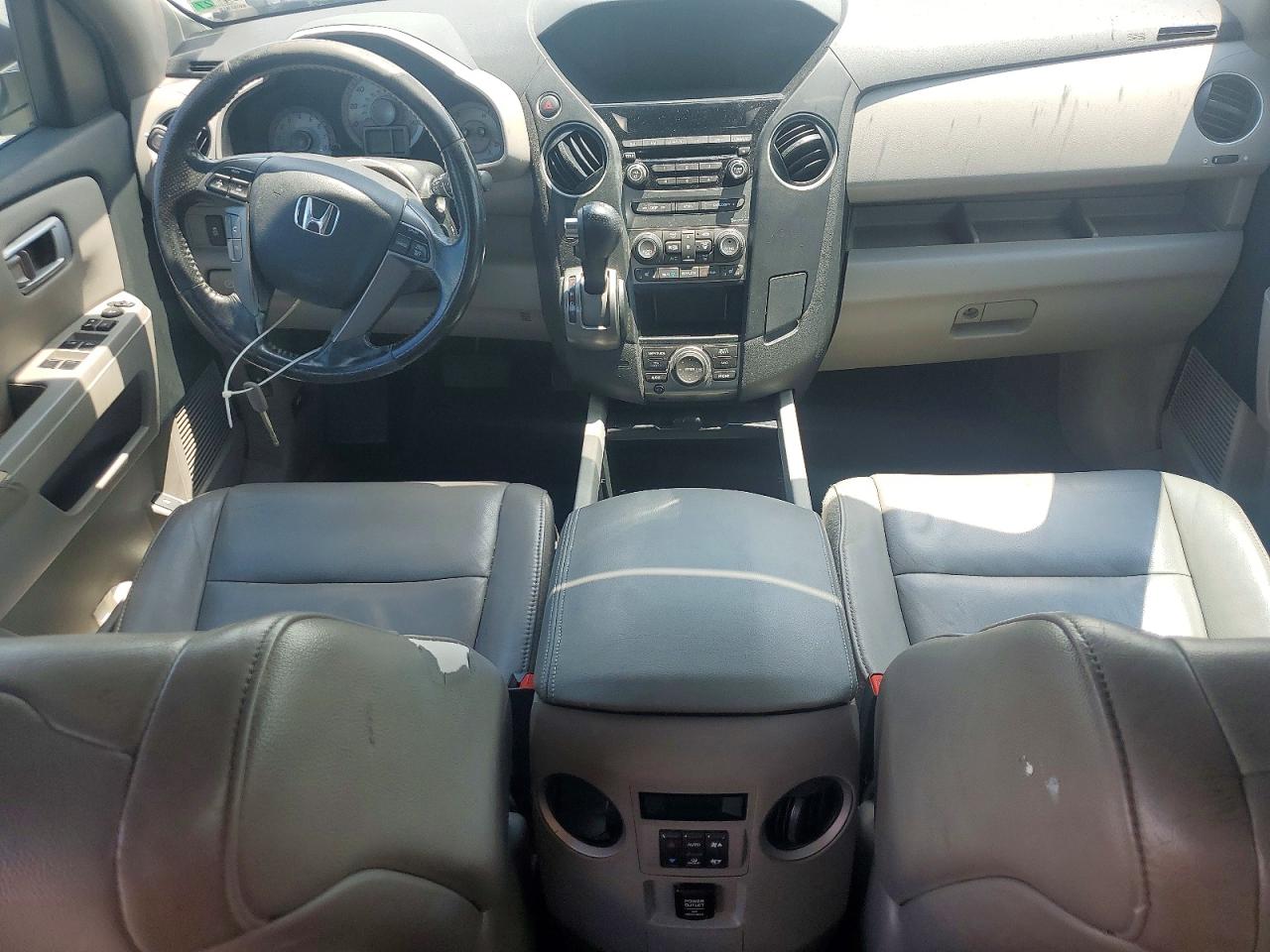 2013 Honda Pilot Exln White vin: 5FNYF3H73DB042545