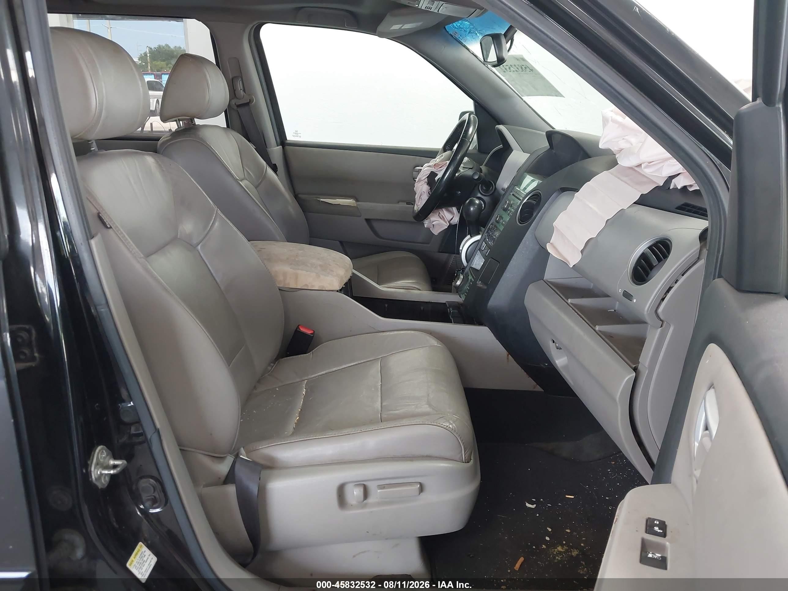 2011 Honda Pilot Ex-l Black vin: 5FNYF3H74BB058136