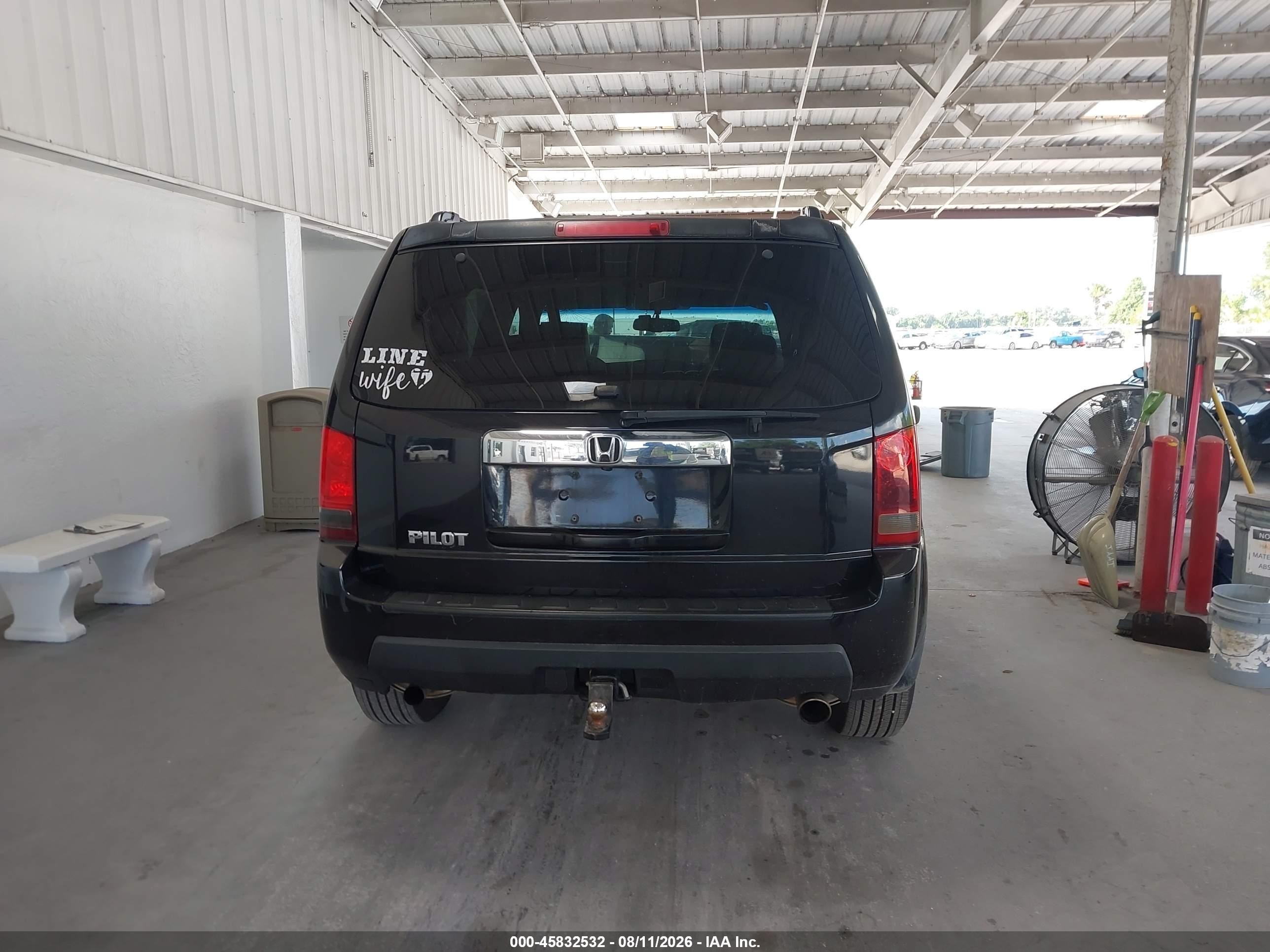 2011 Honda Pilot Ex-l Black vin: 5FNYF3H74BB058136