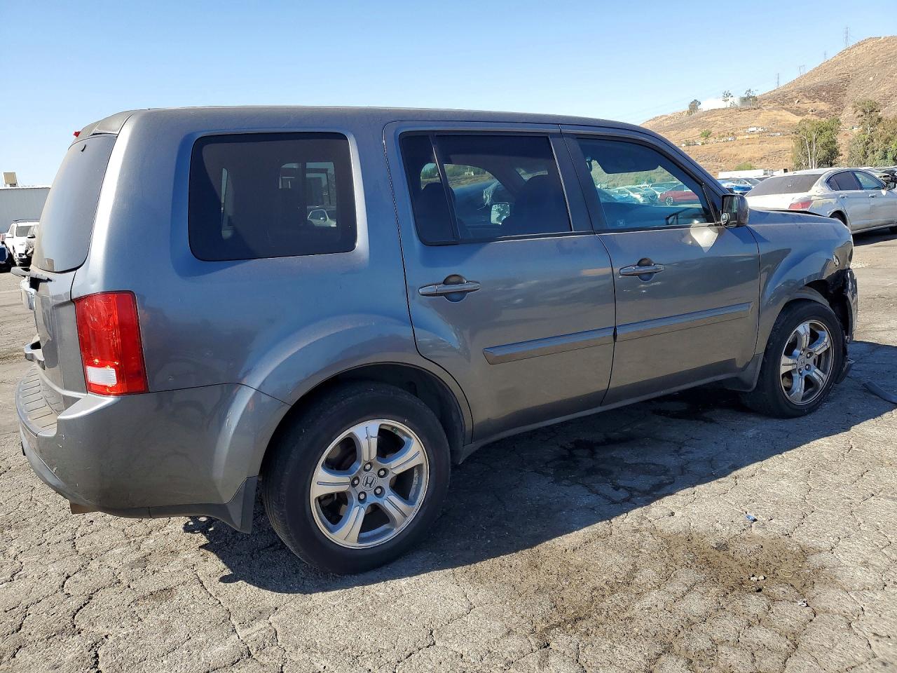 2012 Honda Pilot Exln Gray vin: 5FNYF3H74CB031925