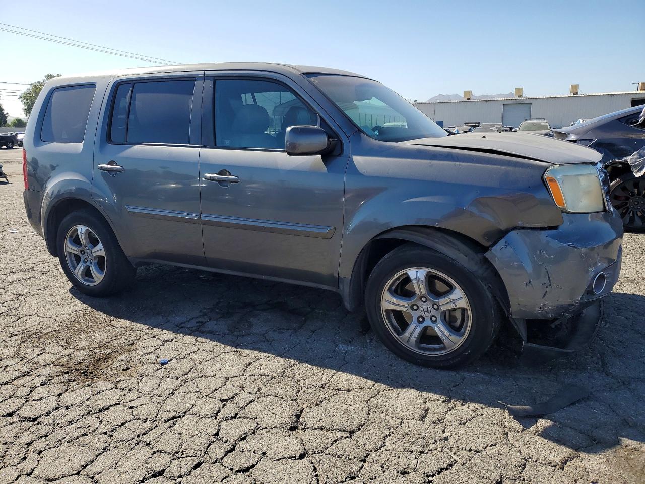 2012 Honda Pilot Exln Gray vin: 5FNYF3H74CB031925