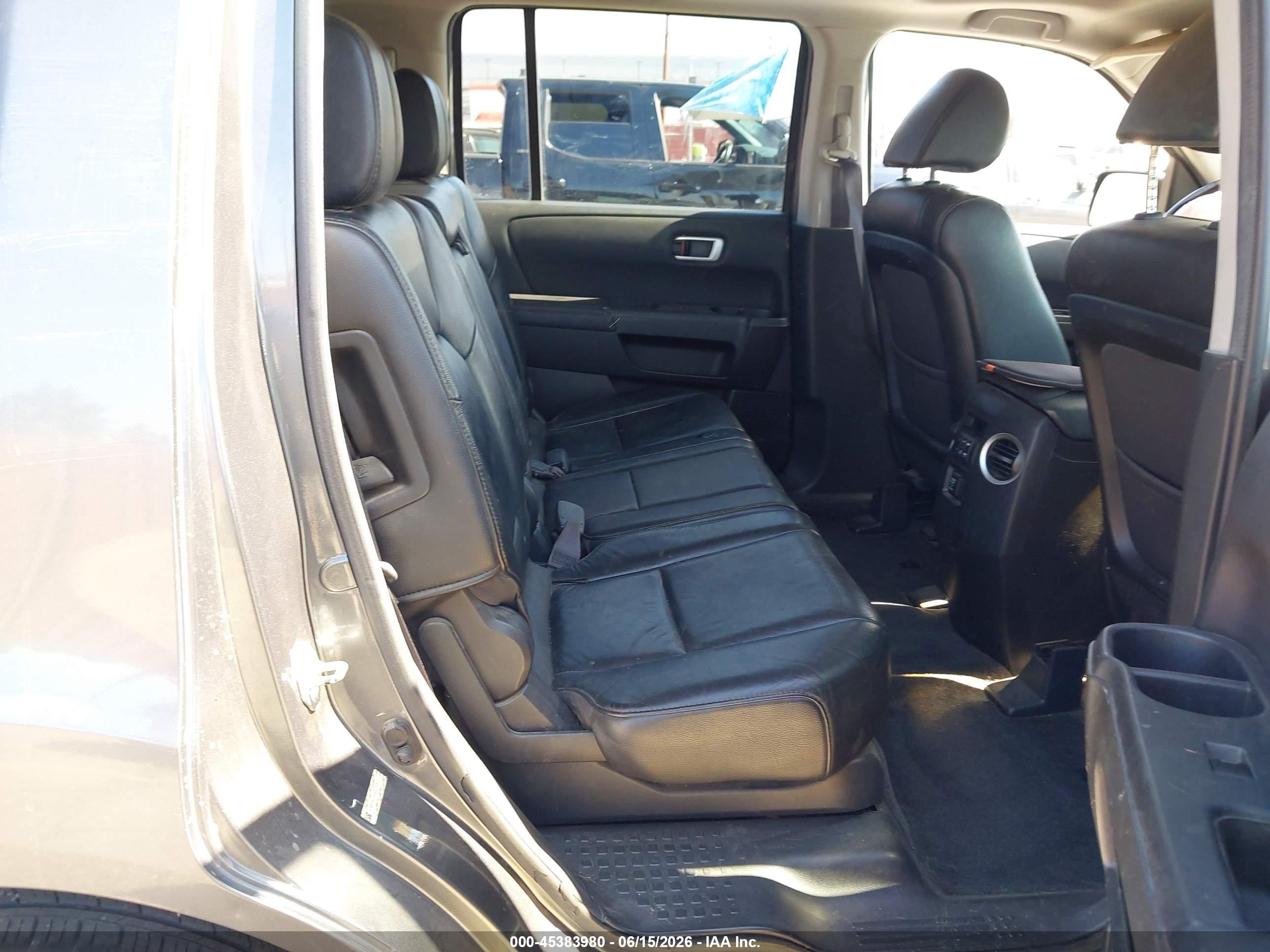 2012 Honda Pilot Ex-l Brown vin: 5FNYF3H74CB041242