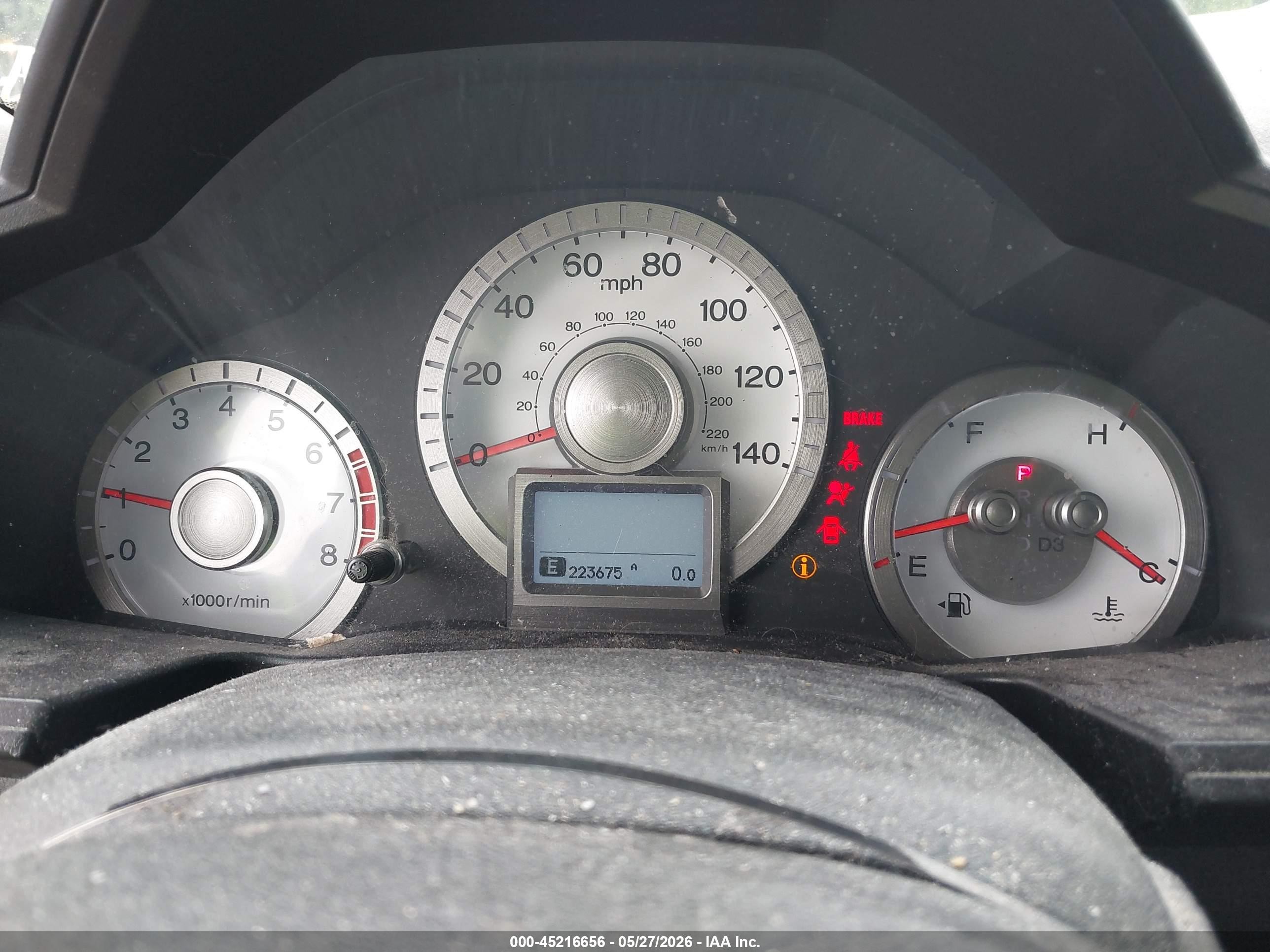 2011 Honda Pilot Ex-l Maroon vin: 5FNYF3H75BB041197