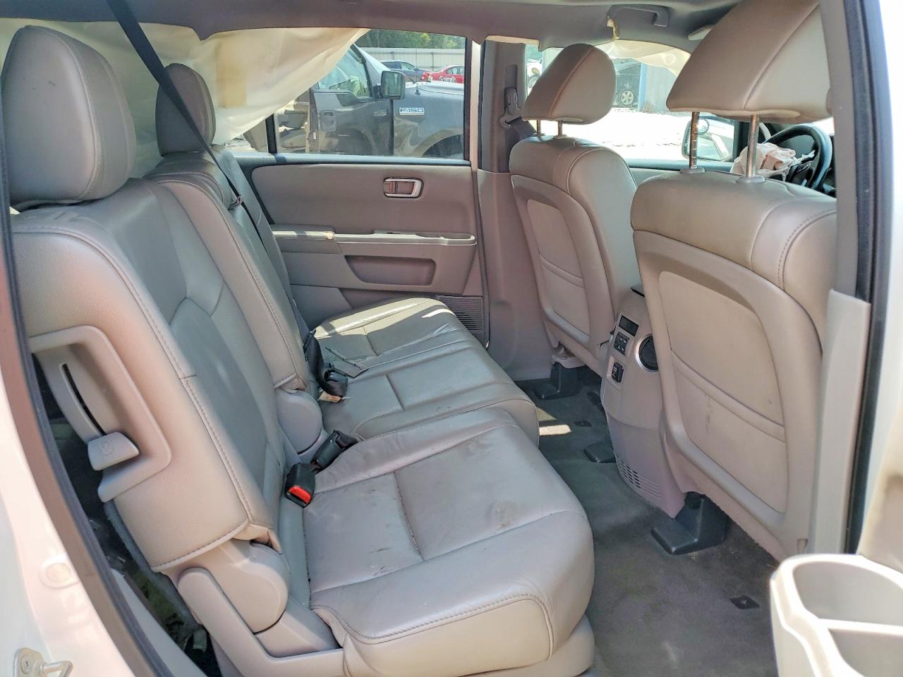 2013 Honda Pilot Exln White vin: 5FNYF3H75DB003939
