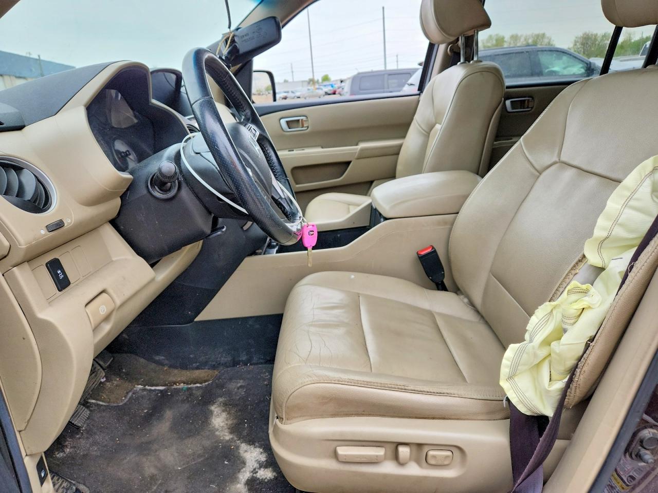 2013 Honda Pilot Exln Gray vin: 5FNYF3H75DB039534