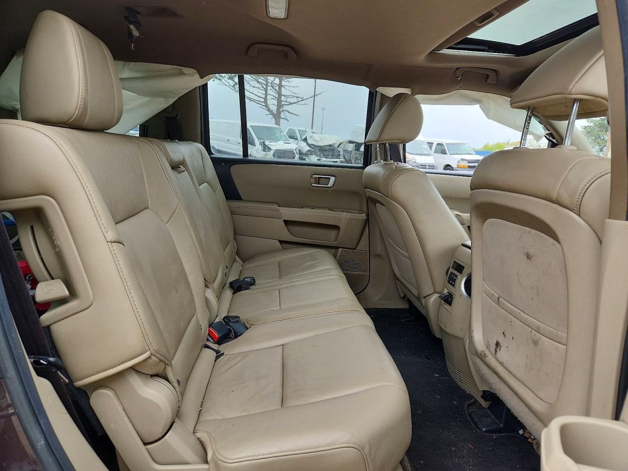 2013 Honda Pilot Exln Gray vin: 5FNYF3H75DB039534