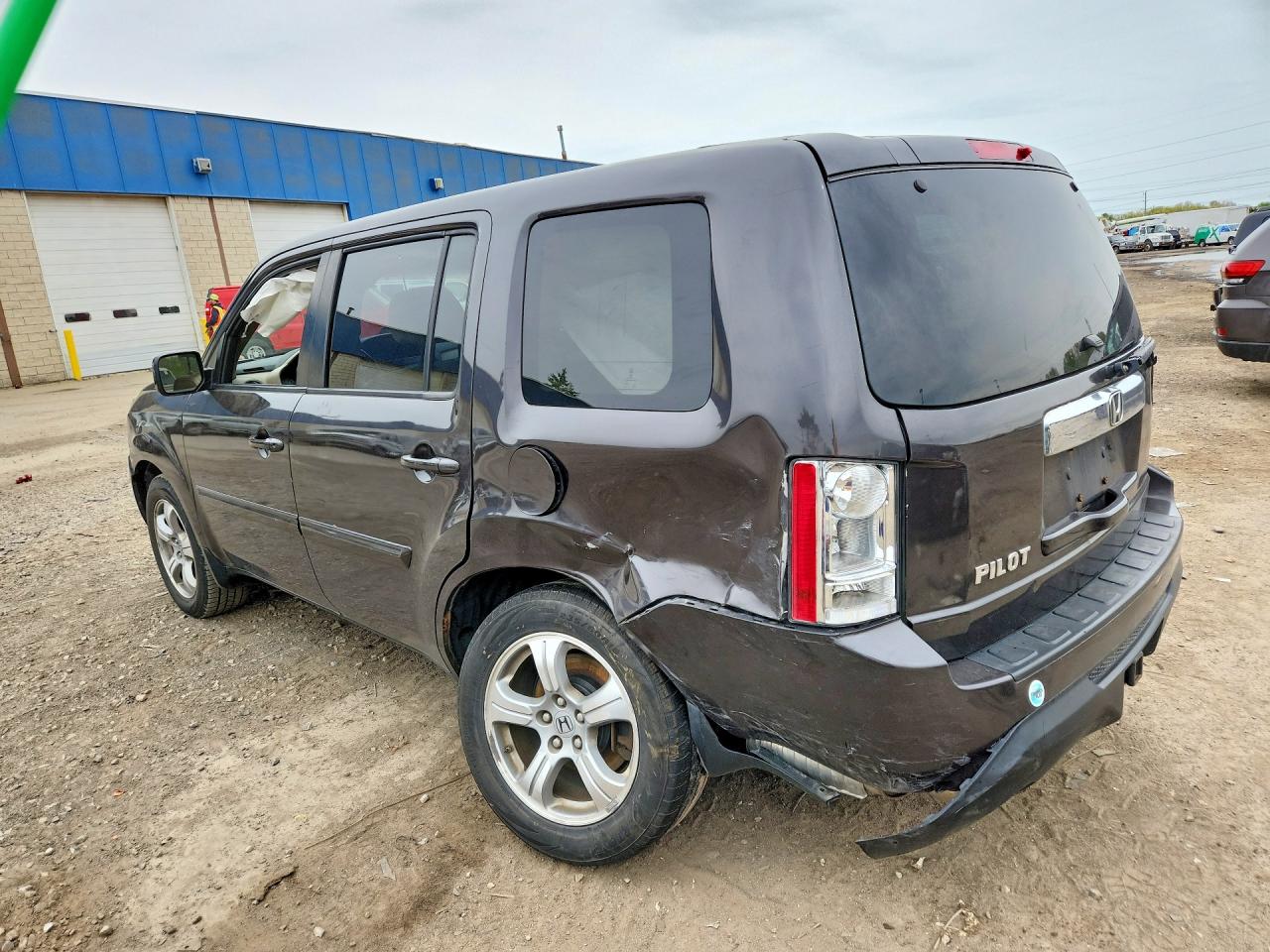 2013 Honda Pilot Exln Gray vin: 5FNYF3H75DB039534