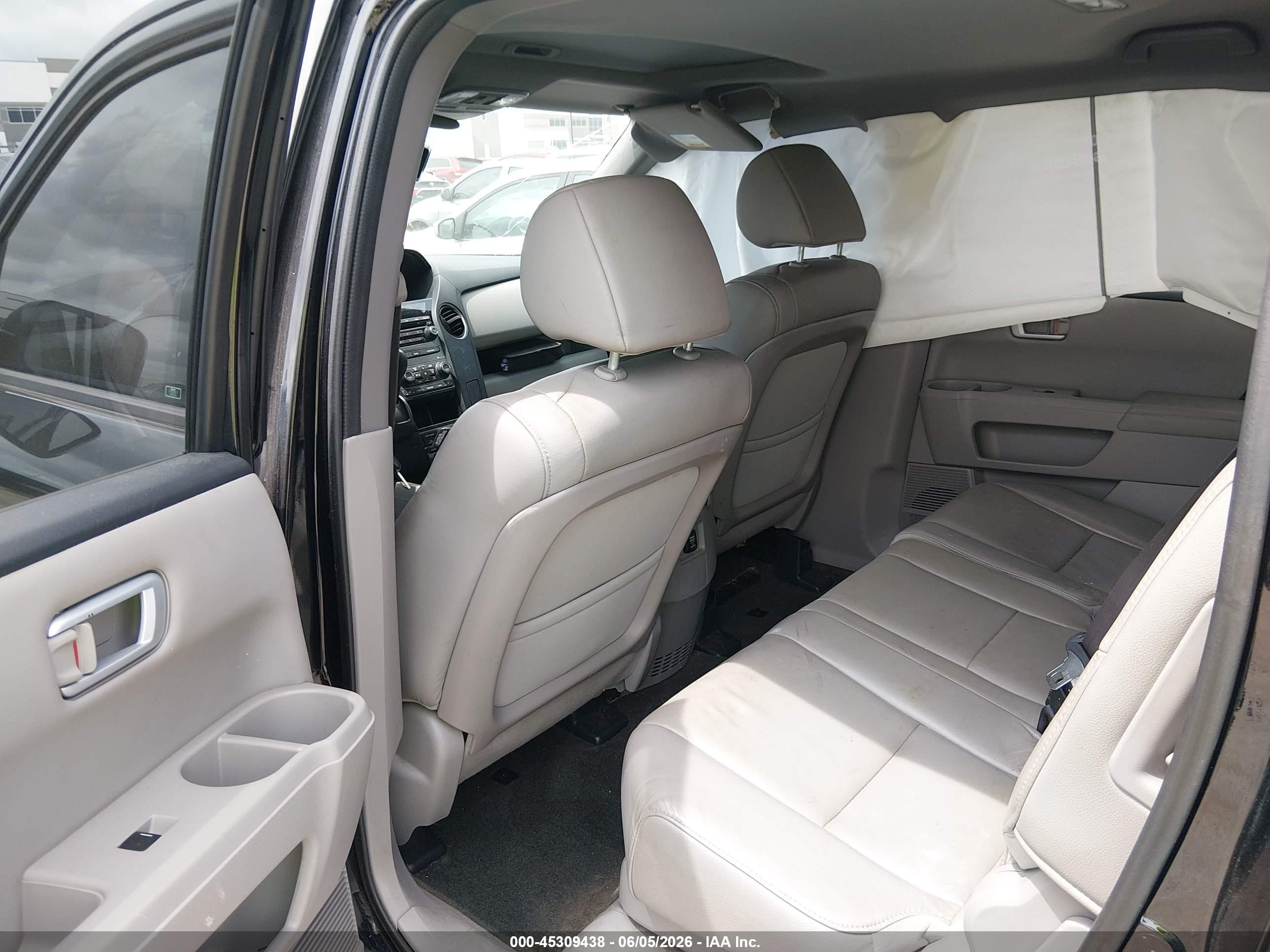 2015 Honda Pilot Ex-l Black vin: 5FNYF3H75FB015382