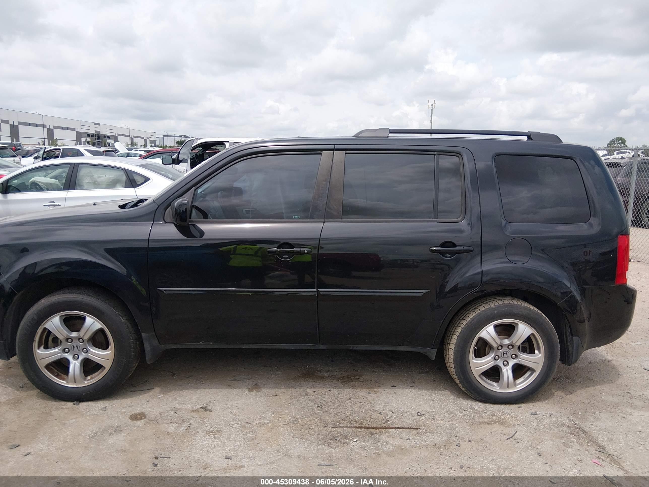 2015 Honda Pilot Ex-l Black vin: 5FNYF3H75FB015382