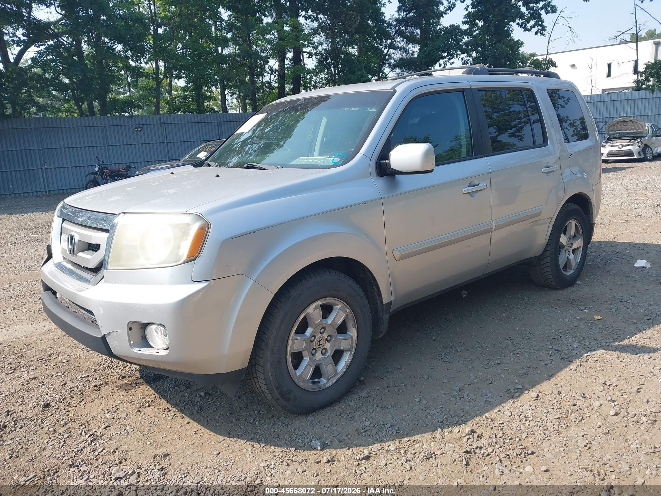 2011 Honda Pilot Ex-l Серебряный vin: 5FNYF3H76BB012713