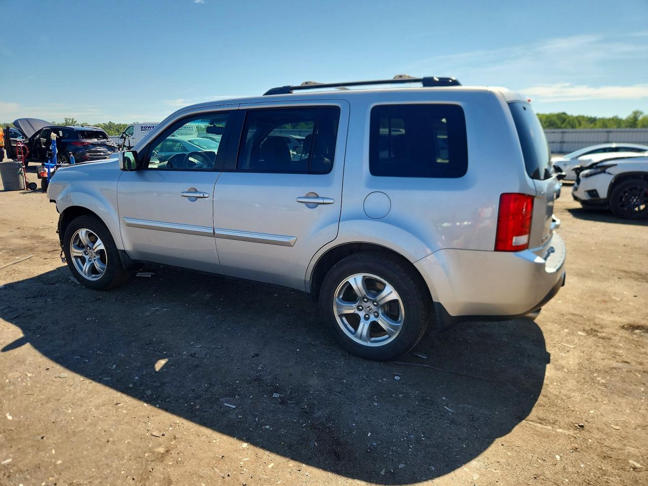 2012 Honda Pilot Exln Silver vin: 5FNYF3H76CB025950