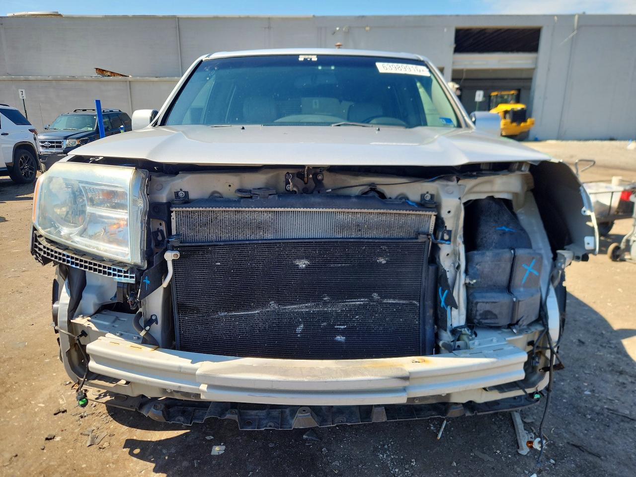 2012 Honda Pilot Exln Silver vin: 5FNYF3H76CB025950