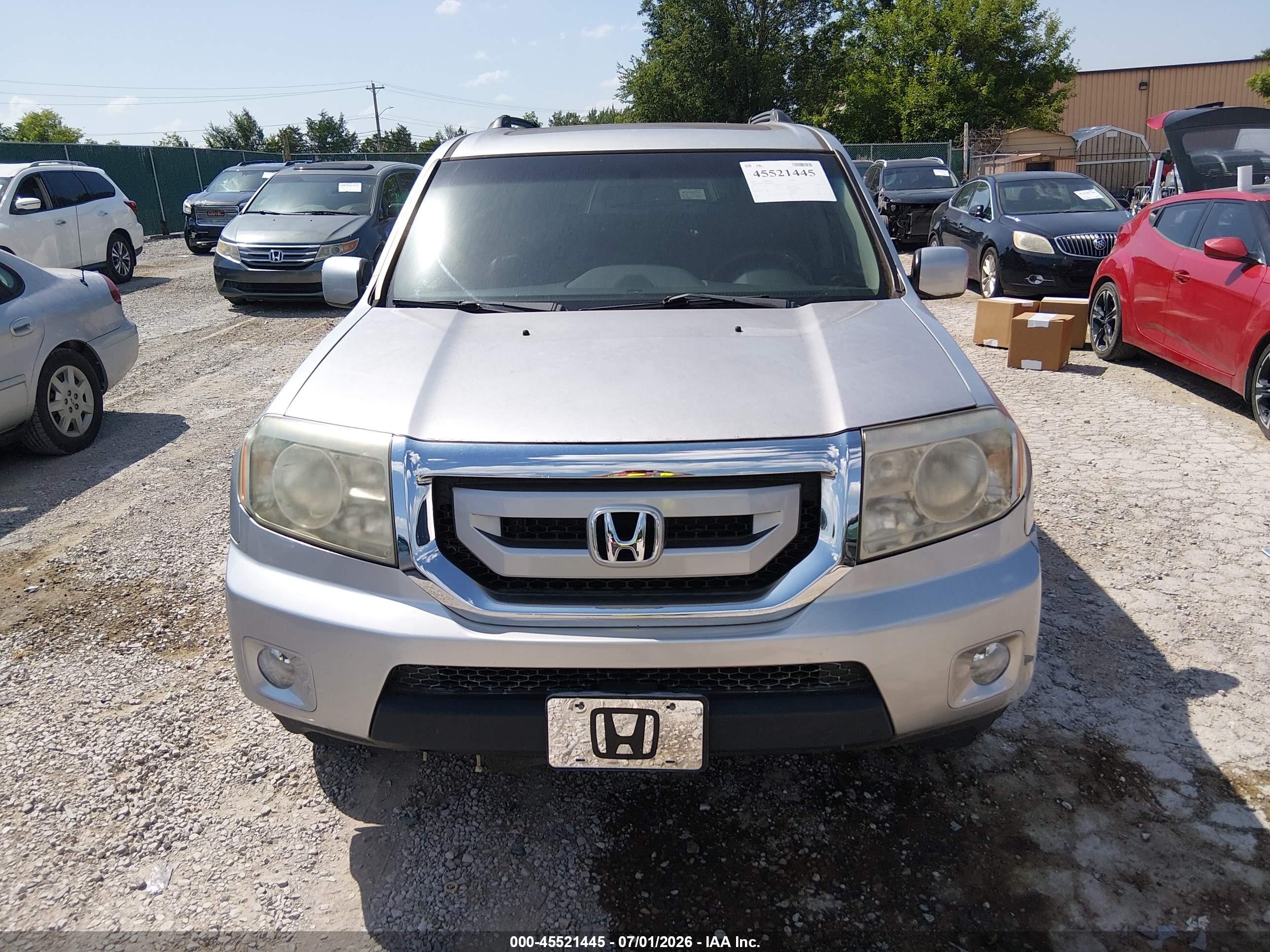 2011 Honda Pilot Ex-l Silver vin: 5FNYF3H78BB026404