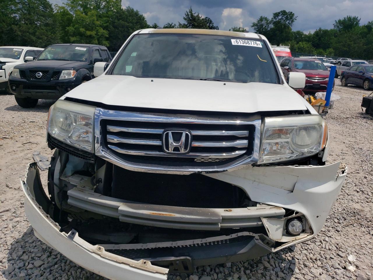 2014 Honda Pilot 4d 2wd Exln Белый vin: 5FNYF3H78EB024382