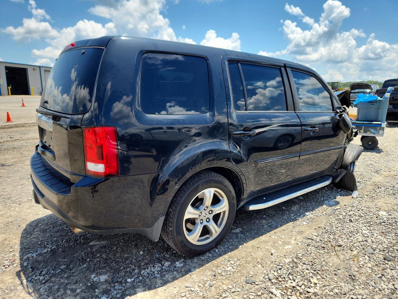 2013 Honda Pilot Exln Black vin: 5FNYF3H79DB029072