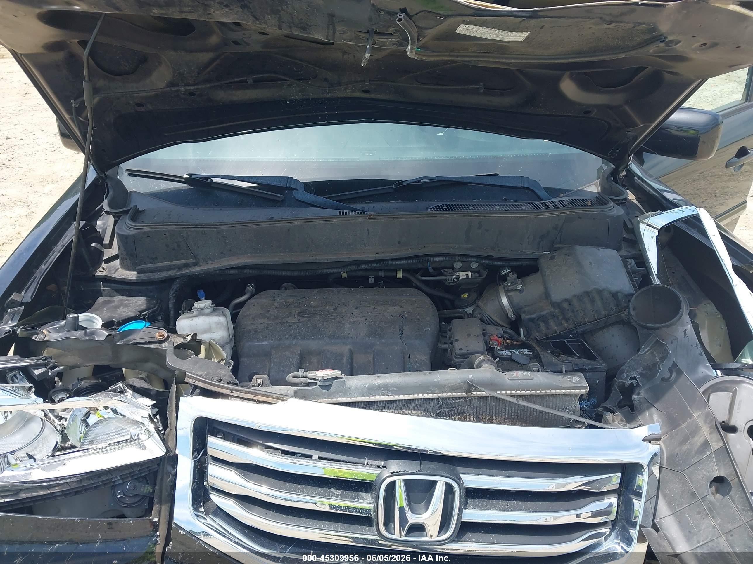 2015 Honda Pilot Ex-l Black vin: 5FNYF3H79FB004367