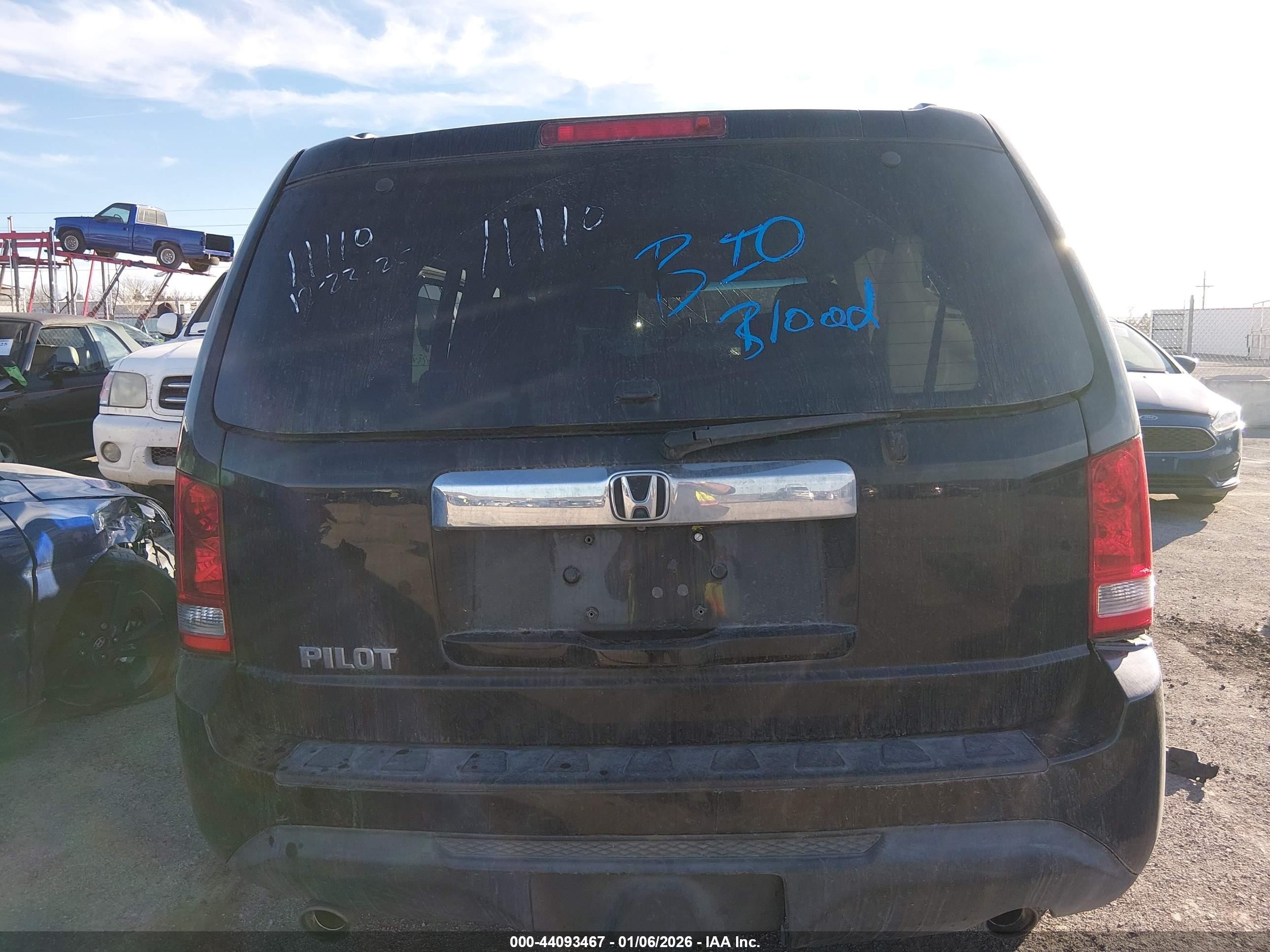2015 Honda Pilot Ex-l Black vin: 5FNYF3H79FB014364