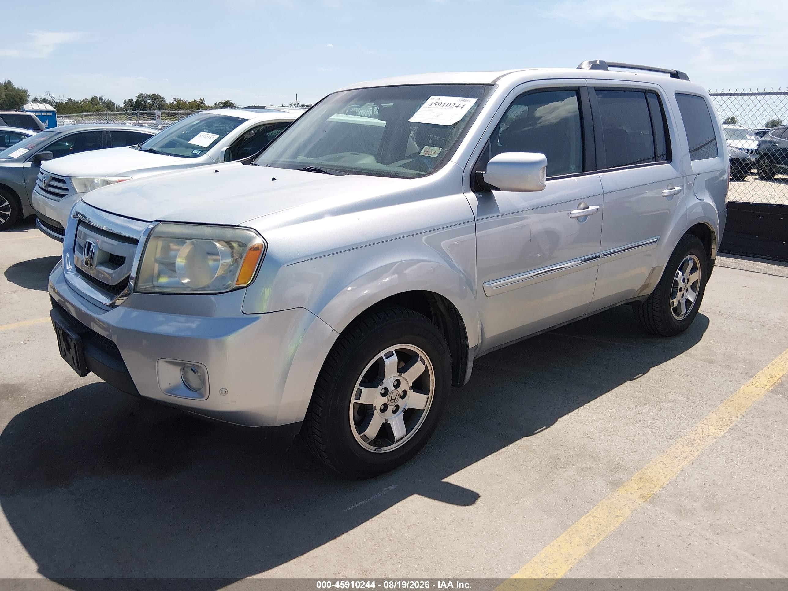 2010 Honda Pilot Touring Gray vin: 5FNYF3H87AB005888