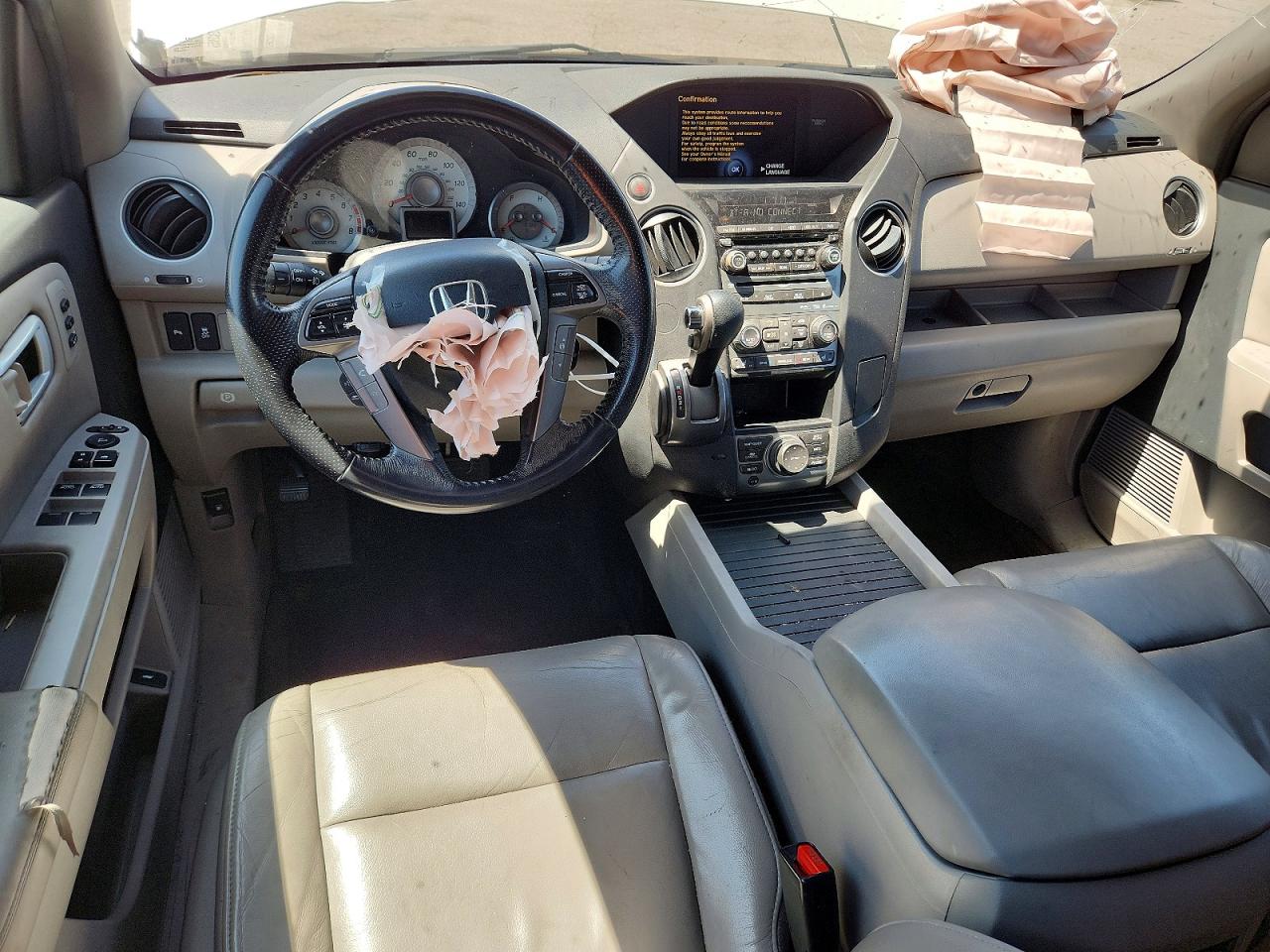 2013 Honda Pilot Touring White vin: 5FNYF3H90DB011433