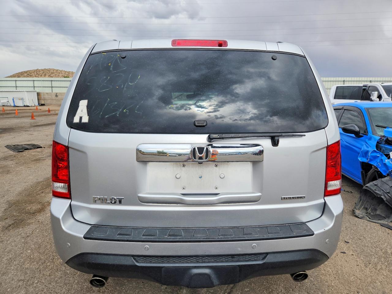 2013 Honda Pilot Touring Silver vin: 5FNYF3H90DB025820