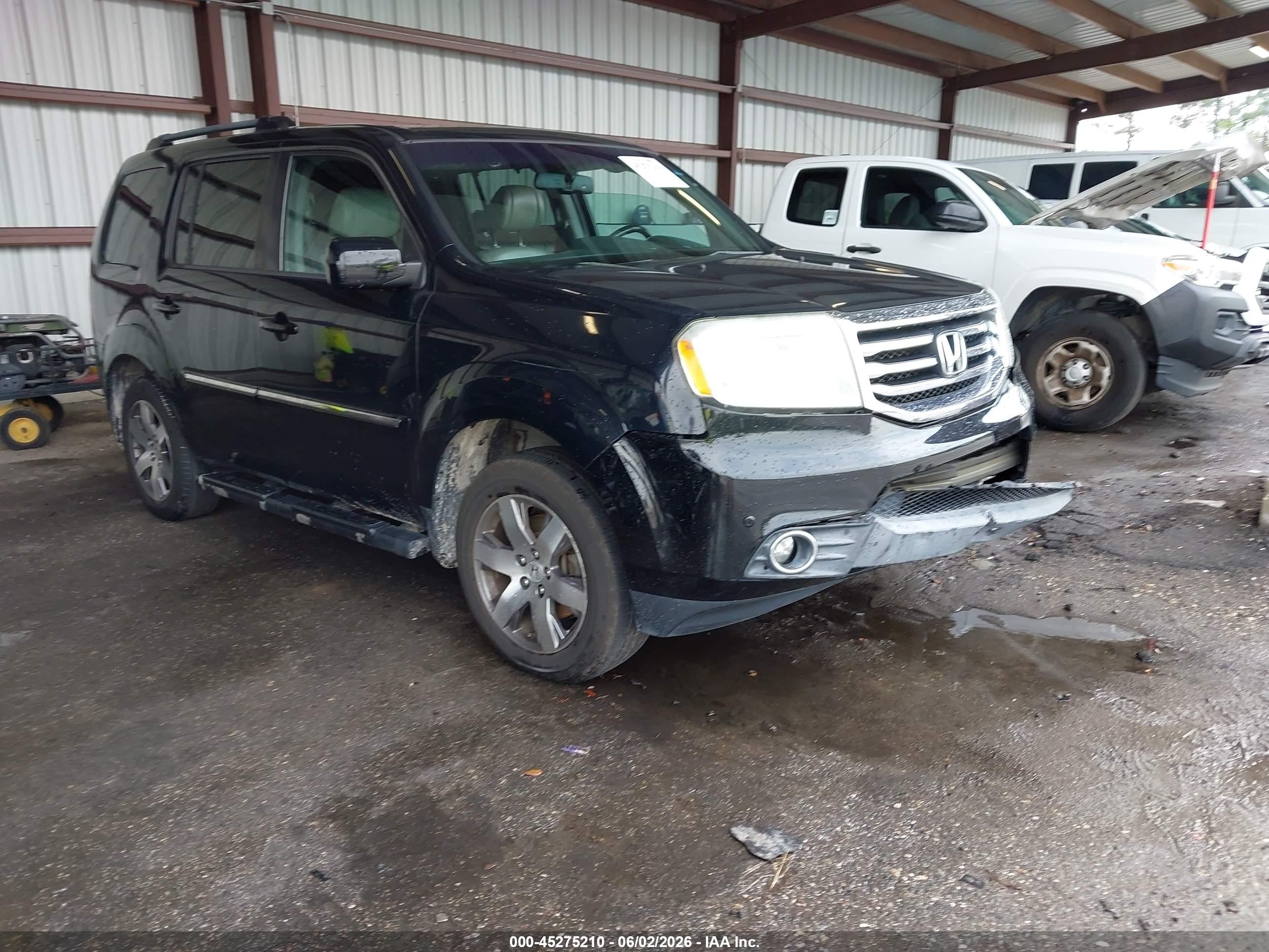 2014 Honda Pilot Touring Черный vin: 5FNYF3H90EB021008