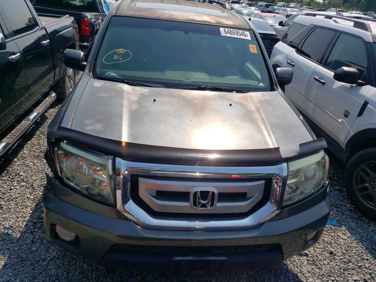 2011 Honda Pilot Touring Gray vin: 5FNYF3H91BB004391
