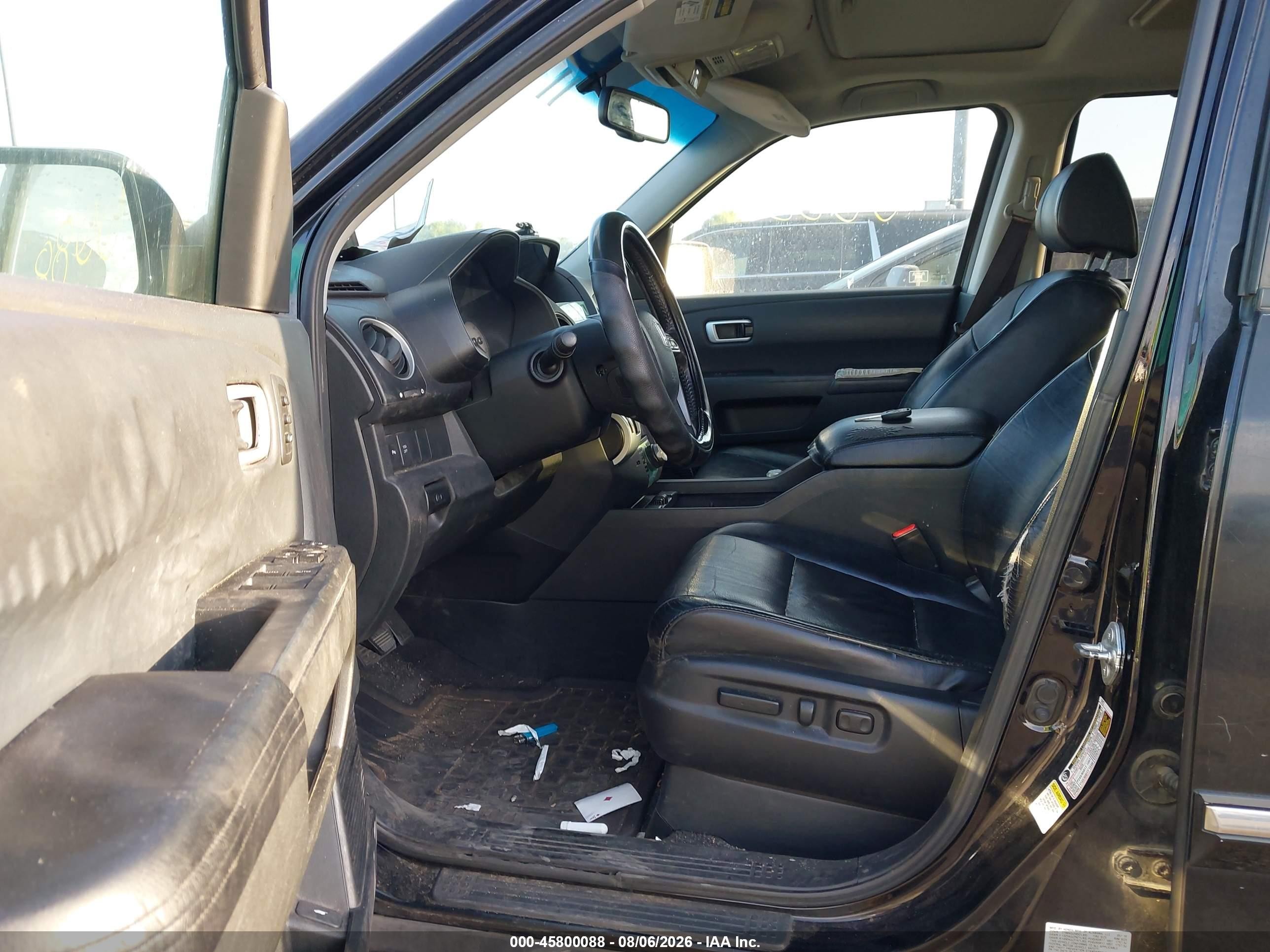 2011 Honda Pilot Touring Серый vin: 5FNYF3H91BB010725