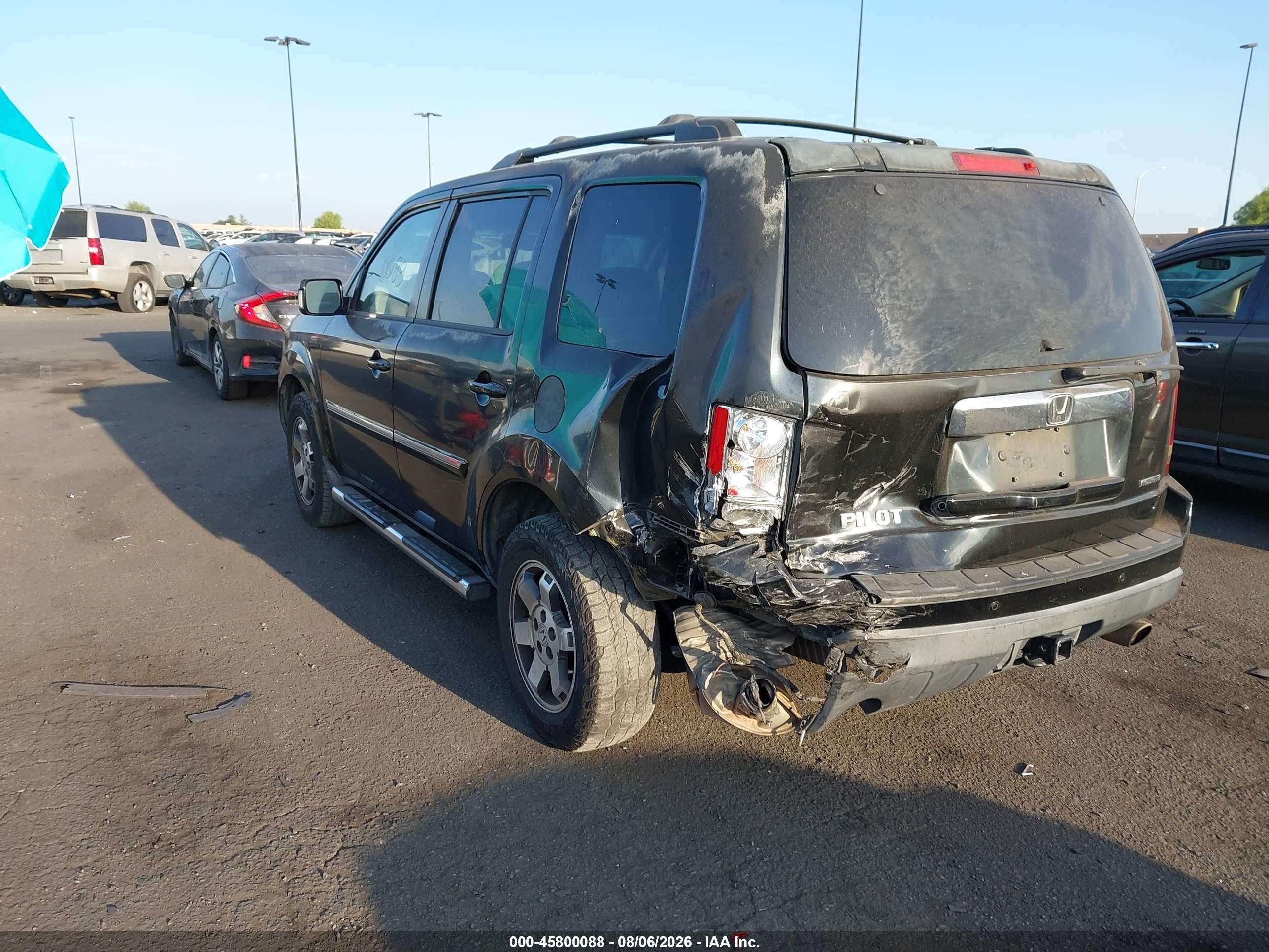 2011 Honda Pilot Touring Серый vin: 5FNYF3H91BB010725