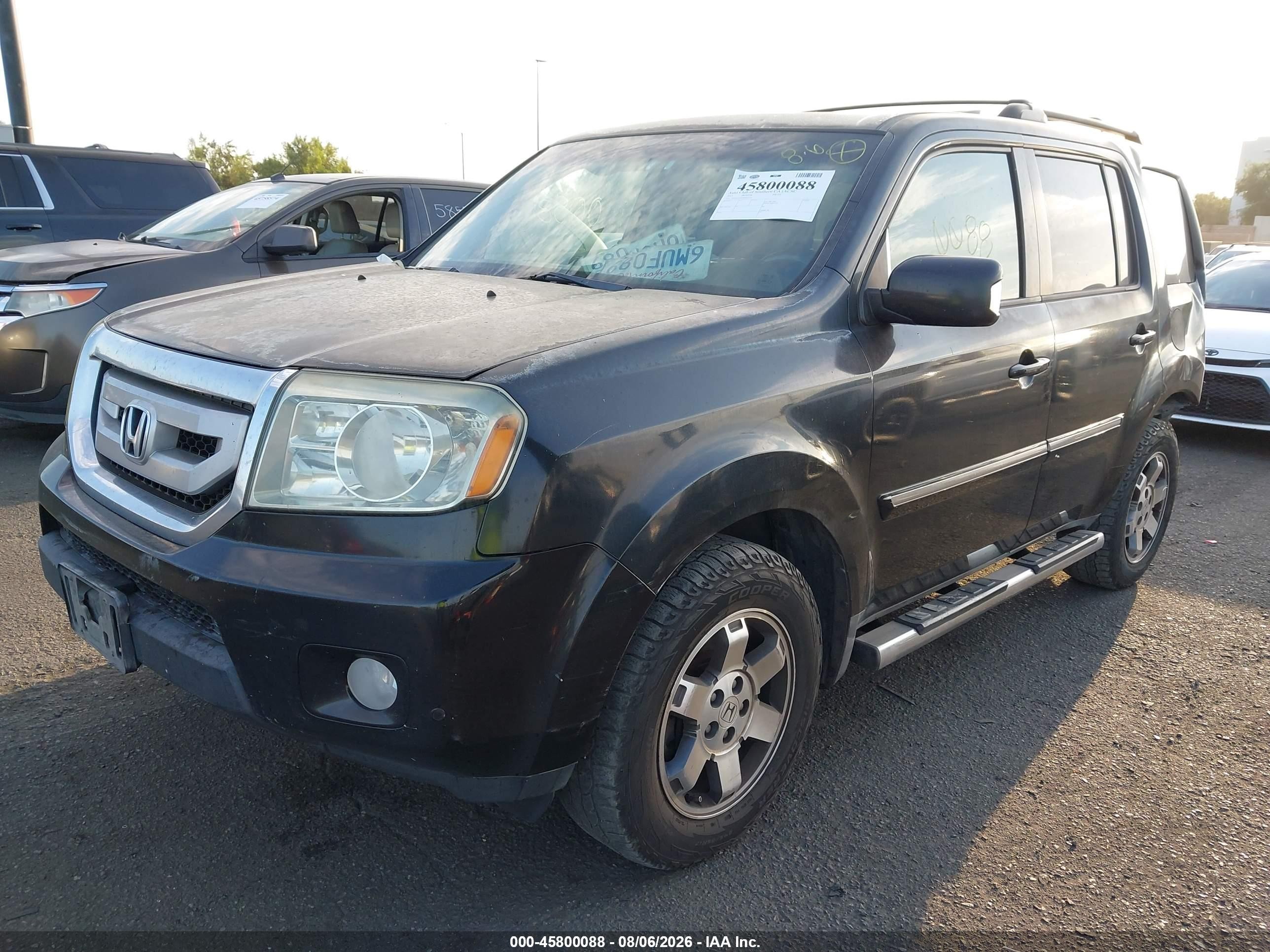 2011 Honda Pilot Touring Серый vin: 5FNYF3H91BB010725