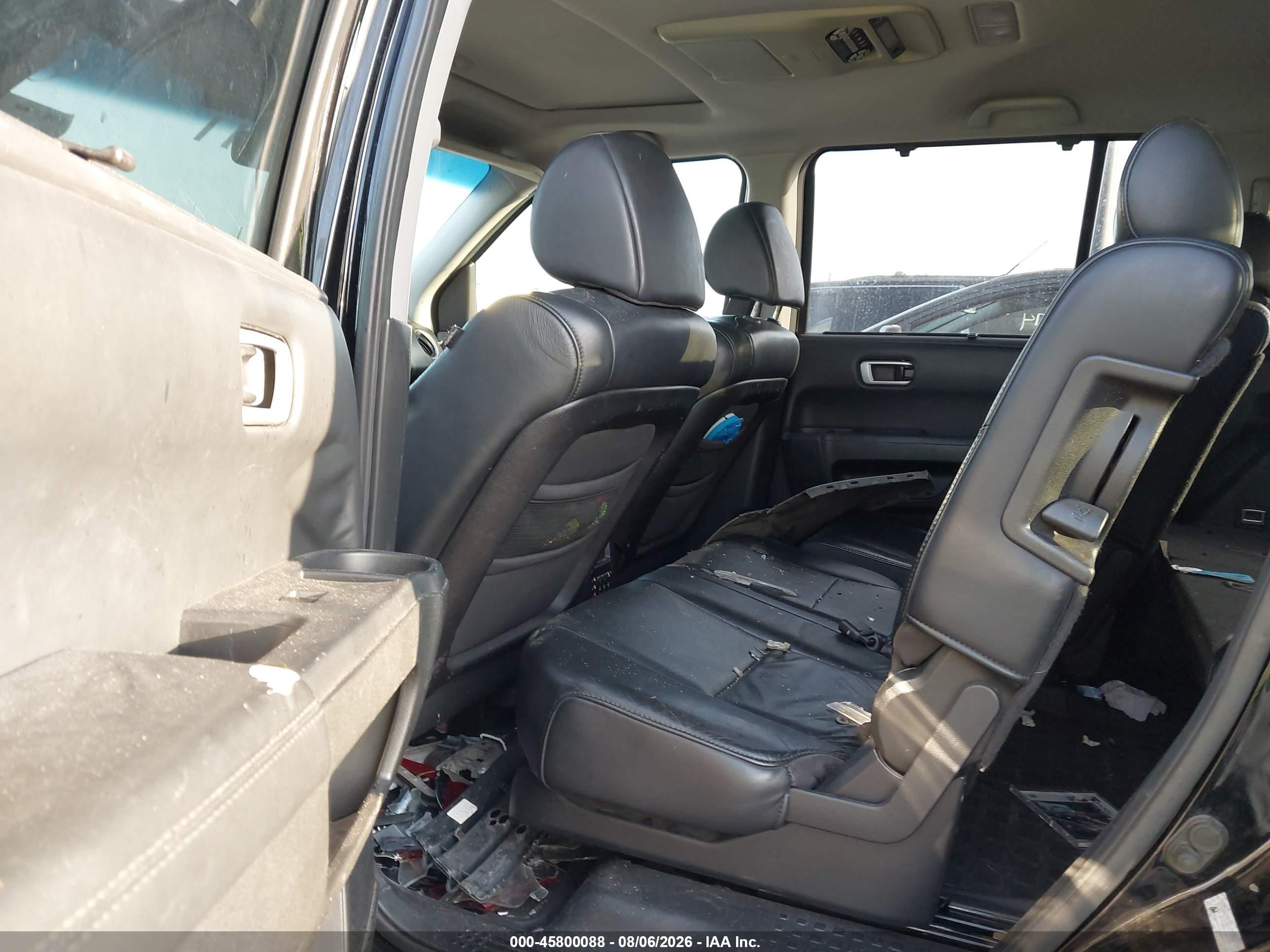 2011 Honda Pilot Touring Серый vin: 5FNYF3H91BB010725