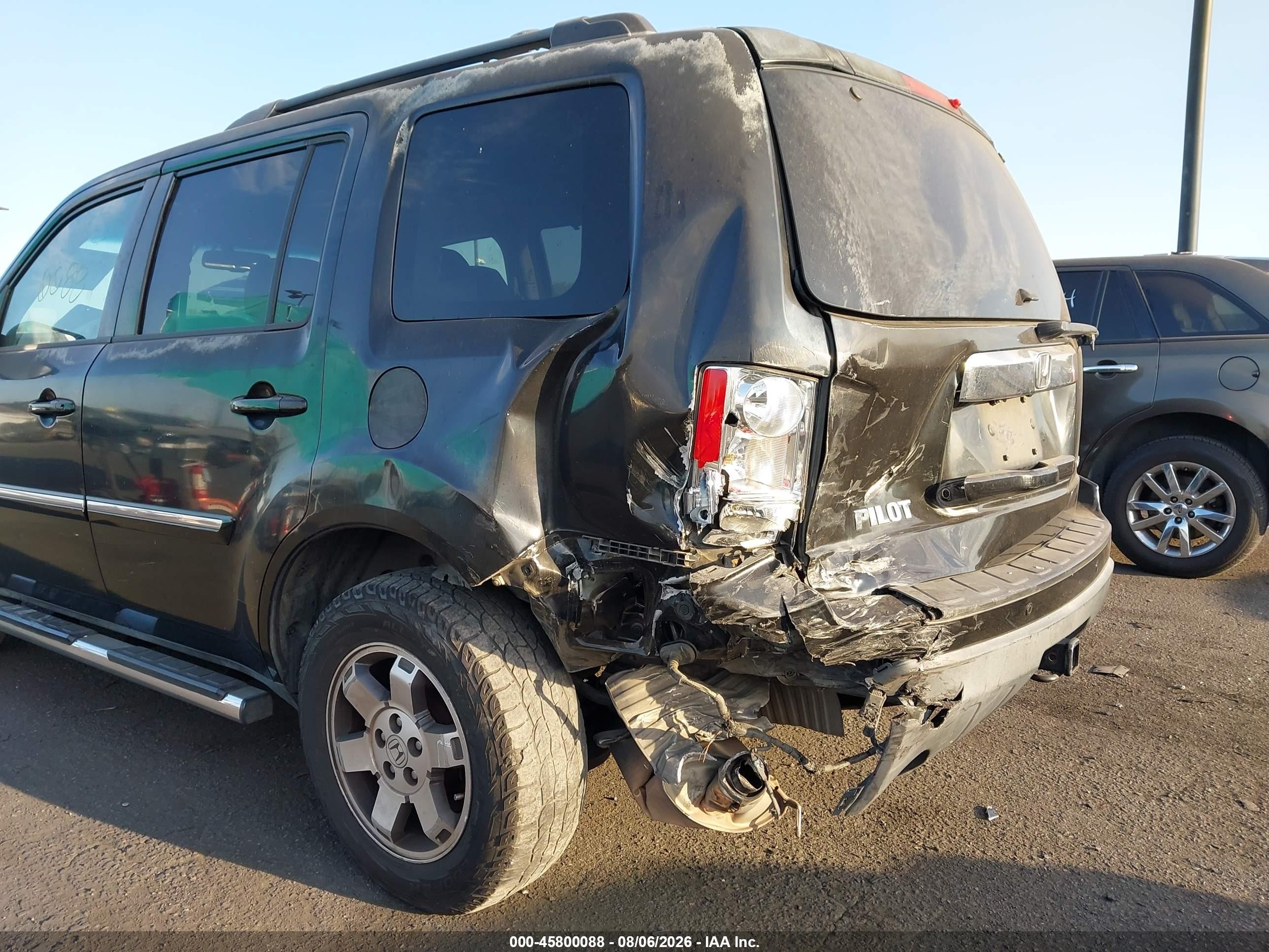 2011 Honda Pilot Touring Серый vin: 5FNYF3H91BB010725