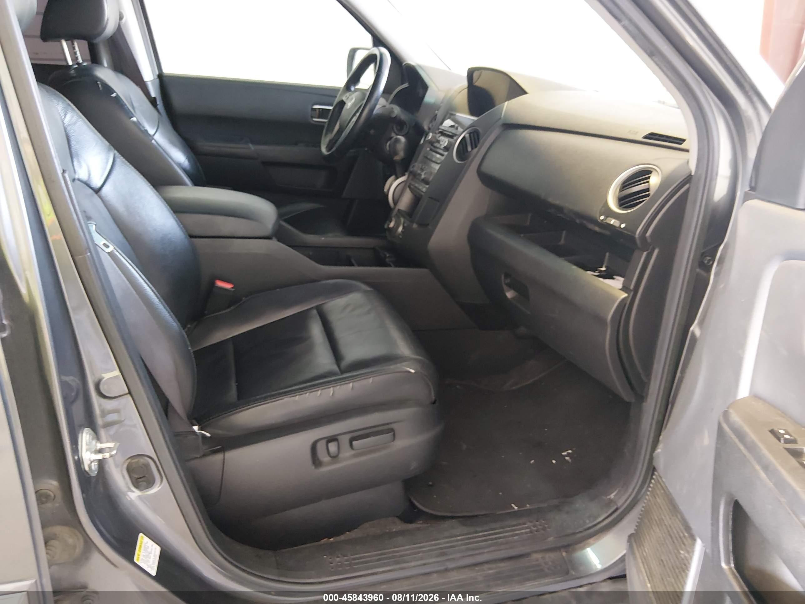 2012 Honda Pilot Touring Gray vin: 5FNYF3H91CB040681